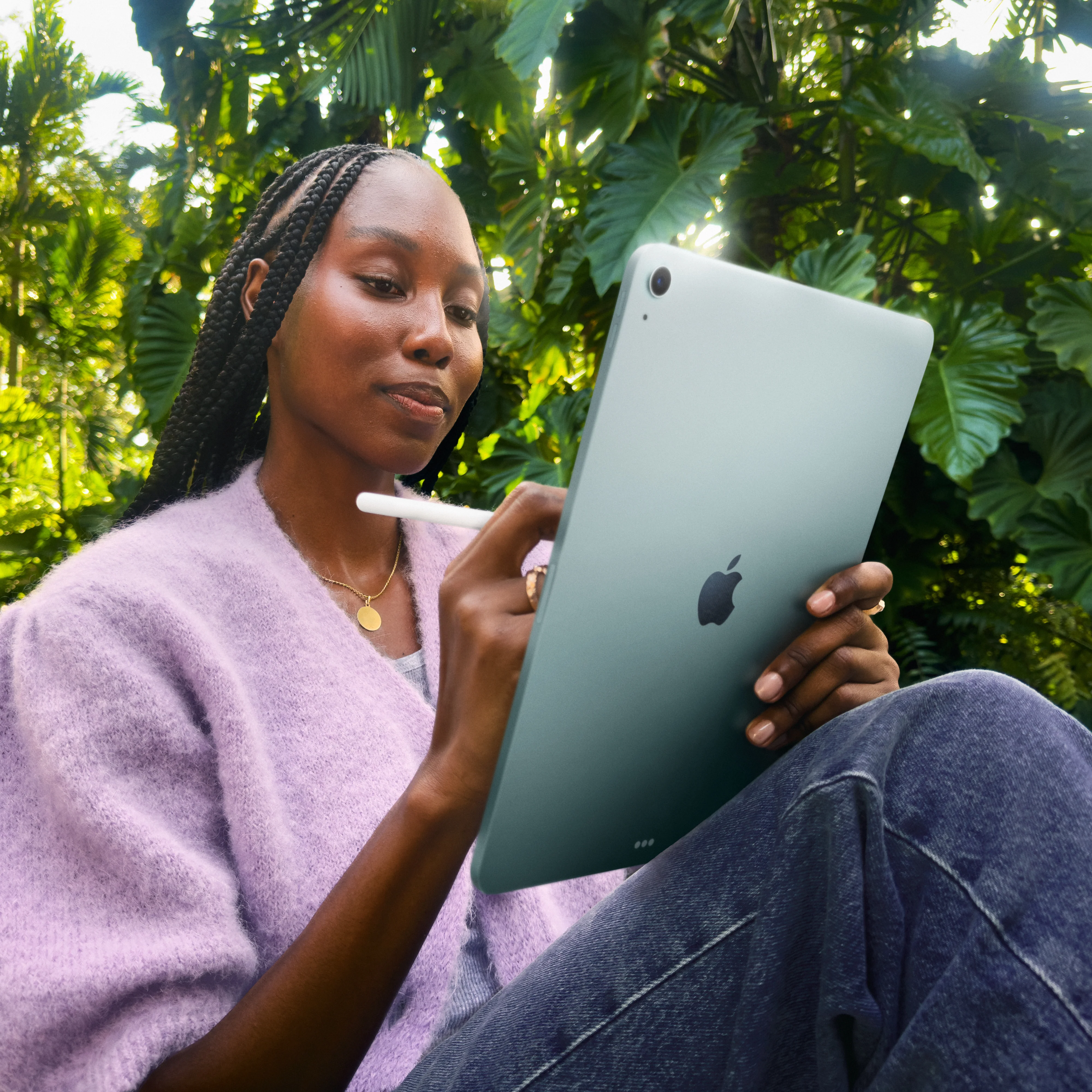 13-inch iPad Air Wi-Fi + Cellular 256GB - Starlight (M3) - Image 8