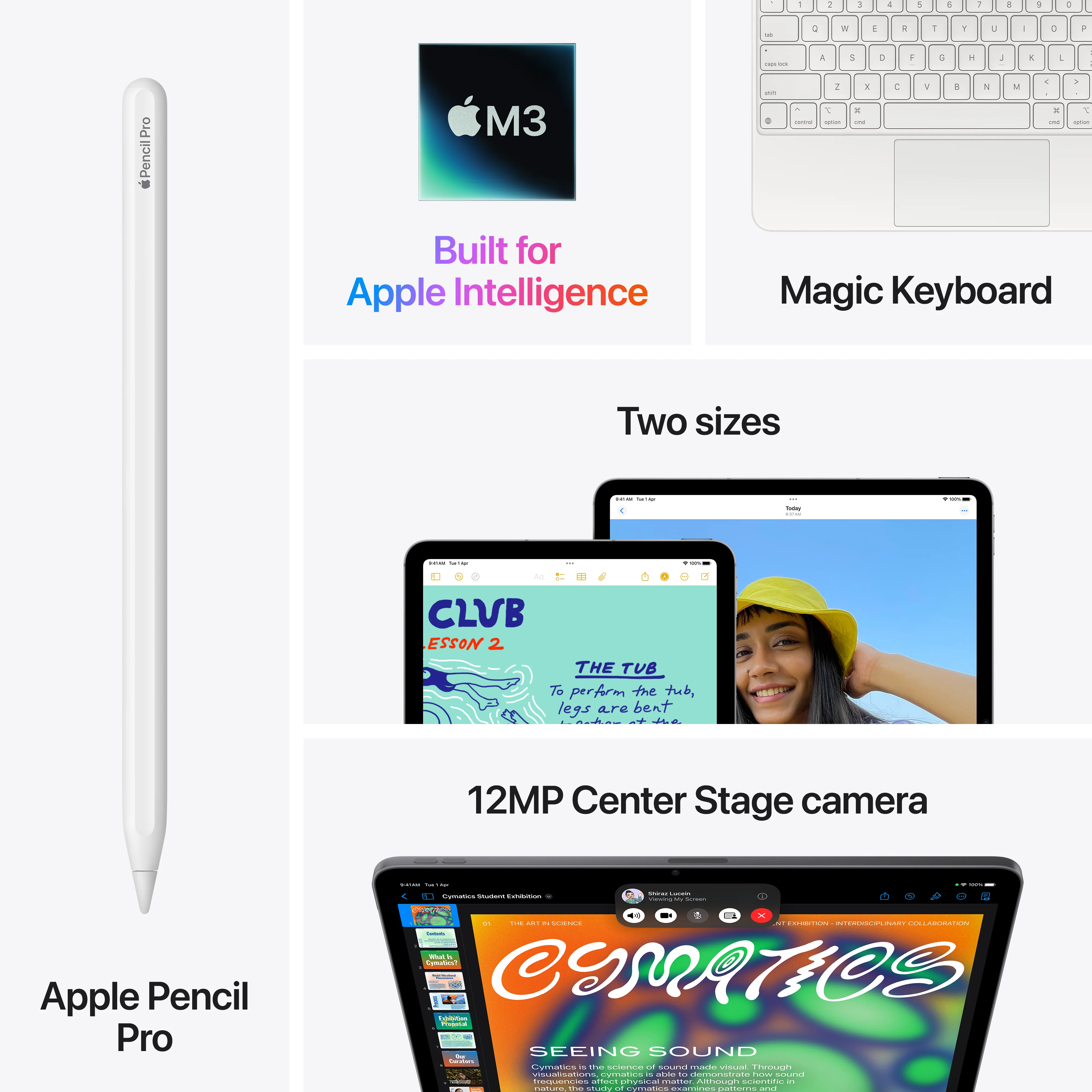 13-inch iPad Air Wi-Fi + Cellular 1TB - Space Grey (M3) - Image 9
