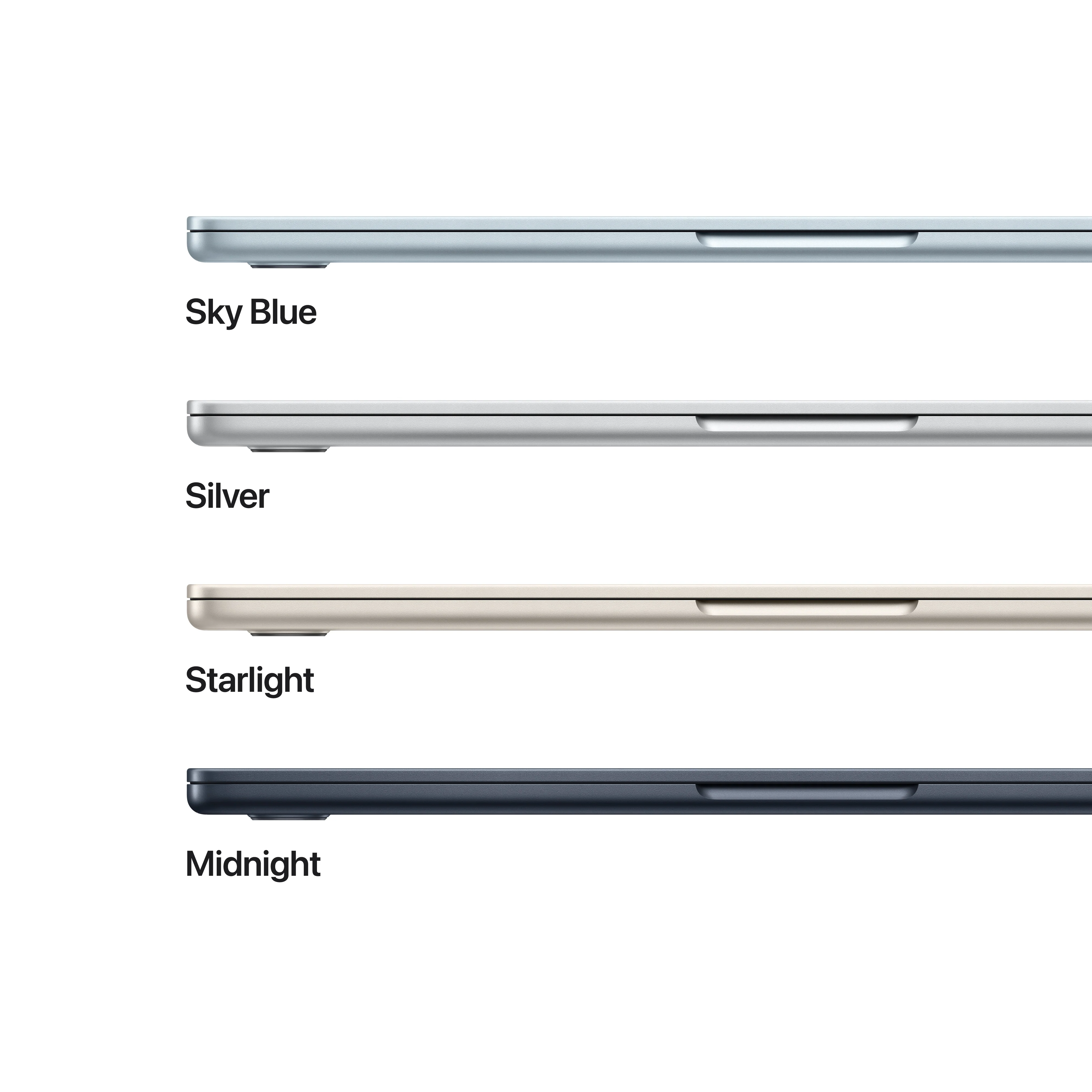 13-inch MacBook Air: Apple M4 chip with 10-core CPU and 10-core GPU, 512GB SSD - Sky Blue - Image 3