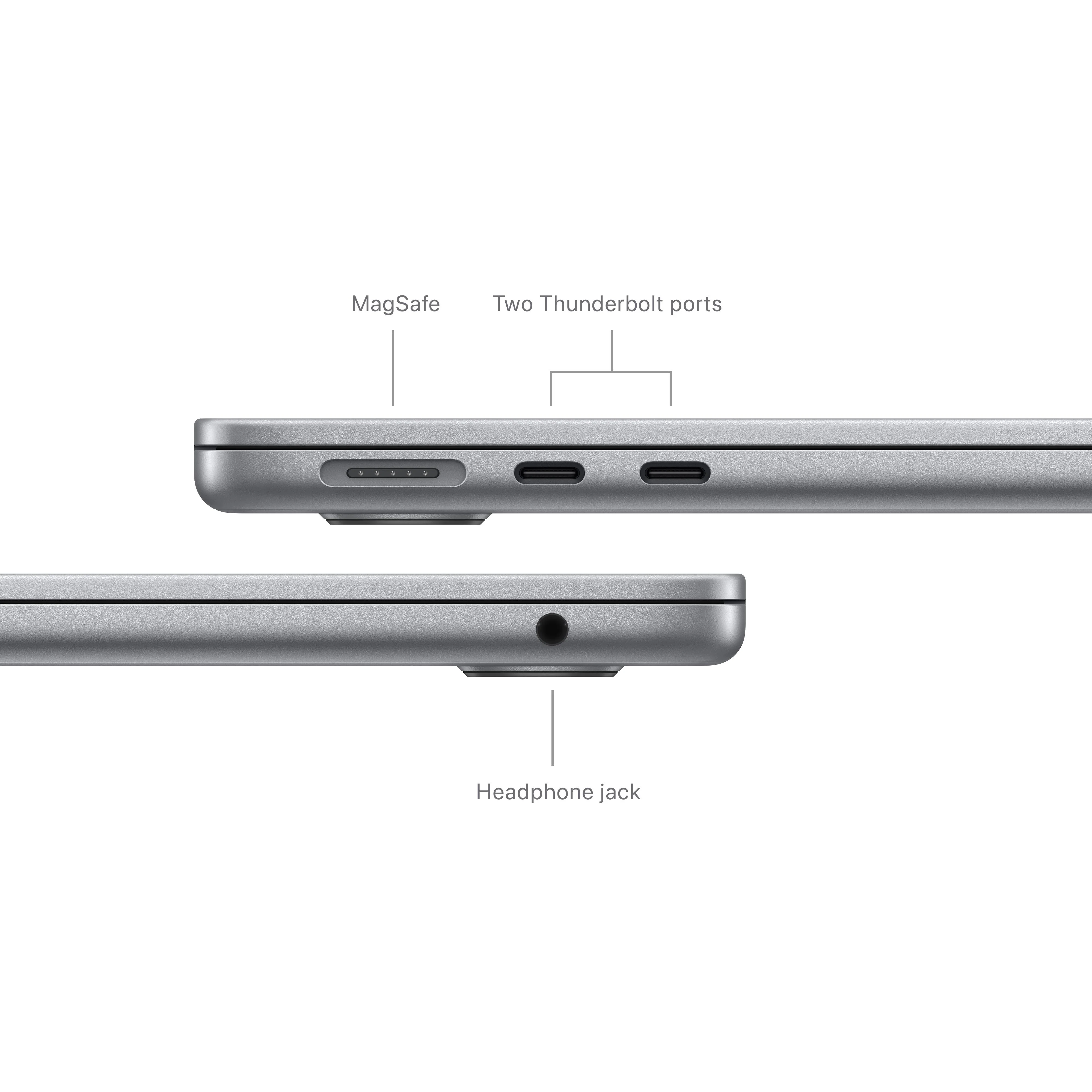 13-inch MacBook Air: Apple M3 chip with 8?core CPU and 8?core GPU, 256GB SSD - Space Grey - Image 7