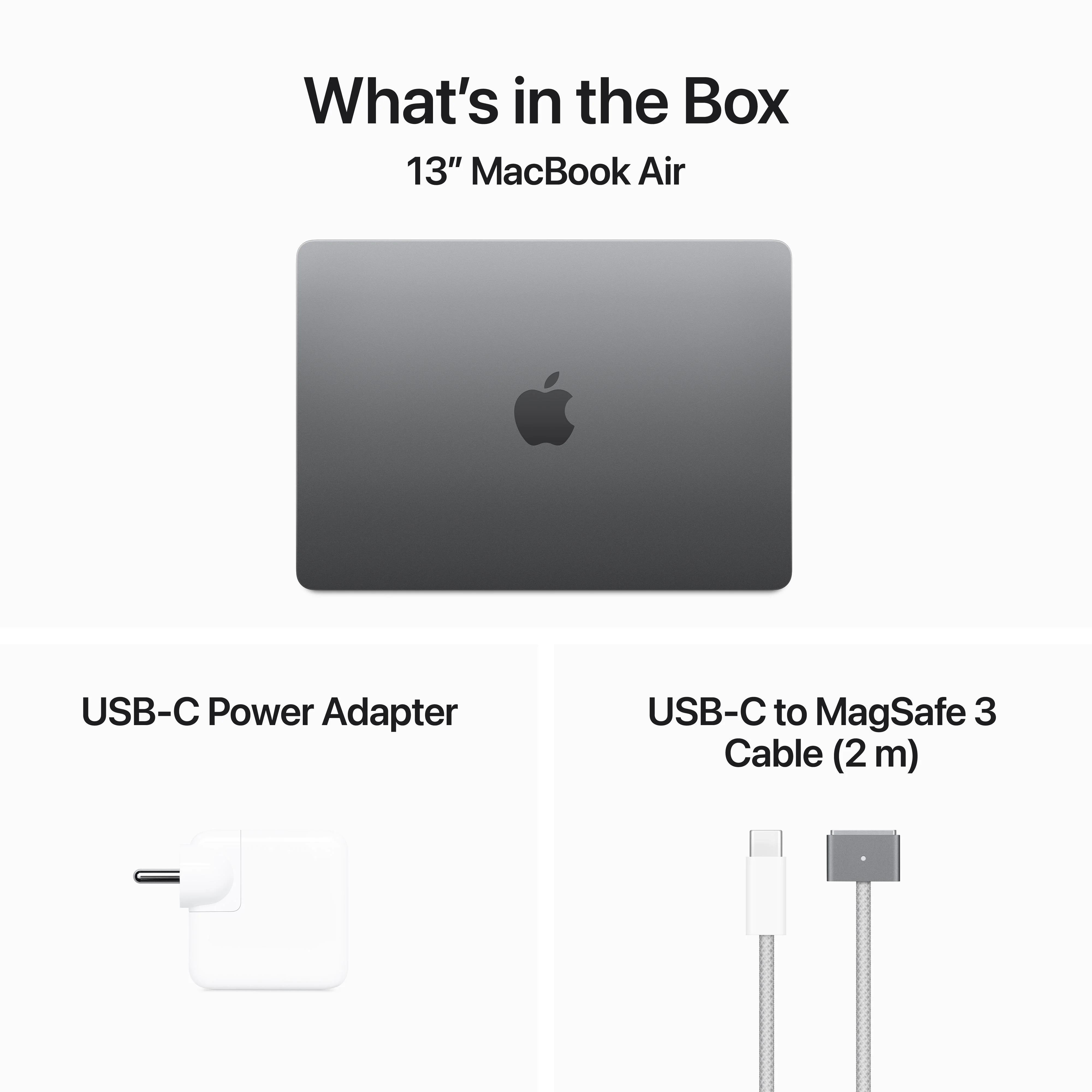 13-inch MacBook Air: Apple M3 chip with 8?core CPU and 8?core GPU, 256GB SSD - Space Grey - Image 9
