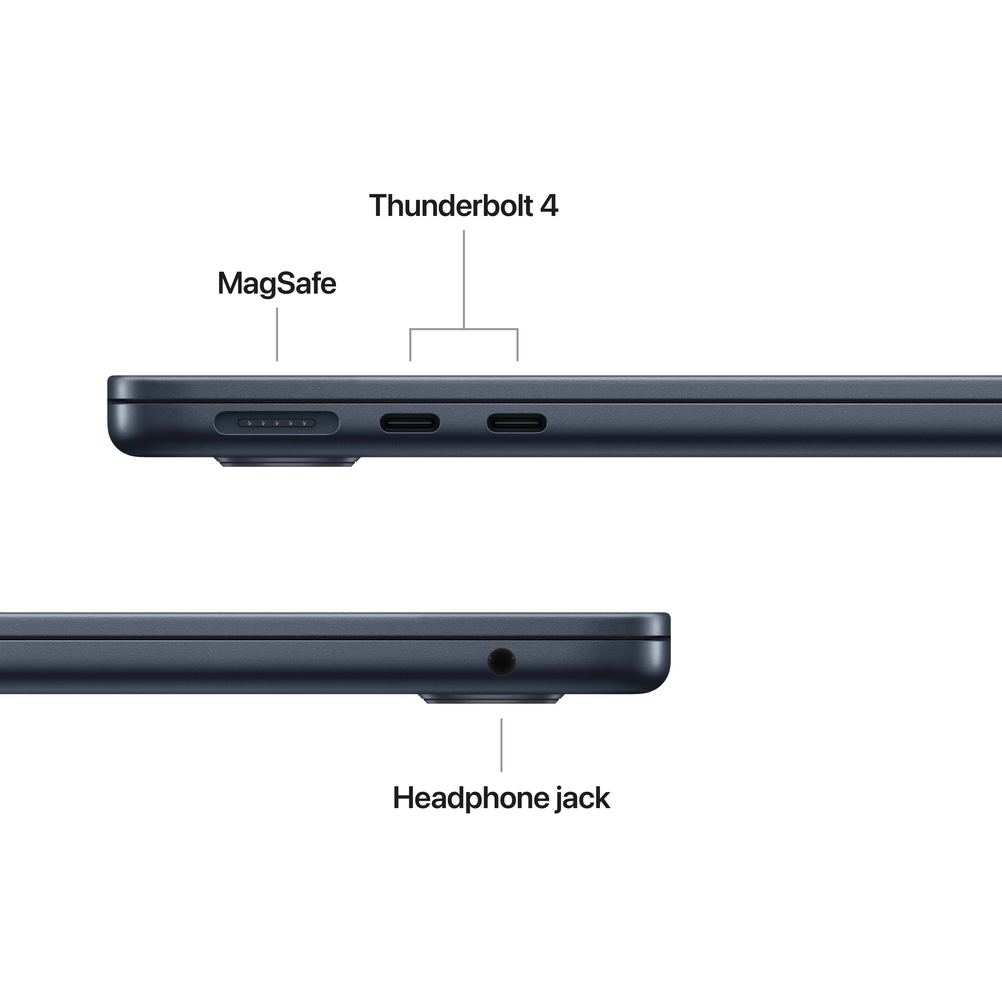 13-inch MacBook Air: Apple M5 chip with 10-core CPU and 8-core GPU, 512GB SSD - Midnight - Image 6