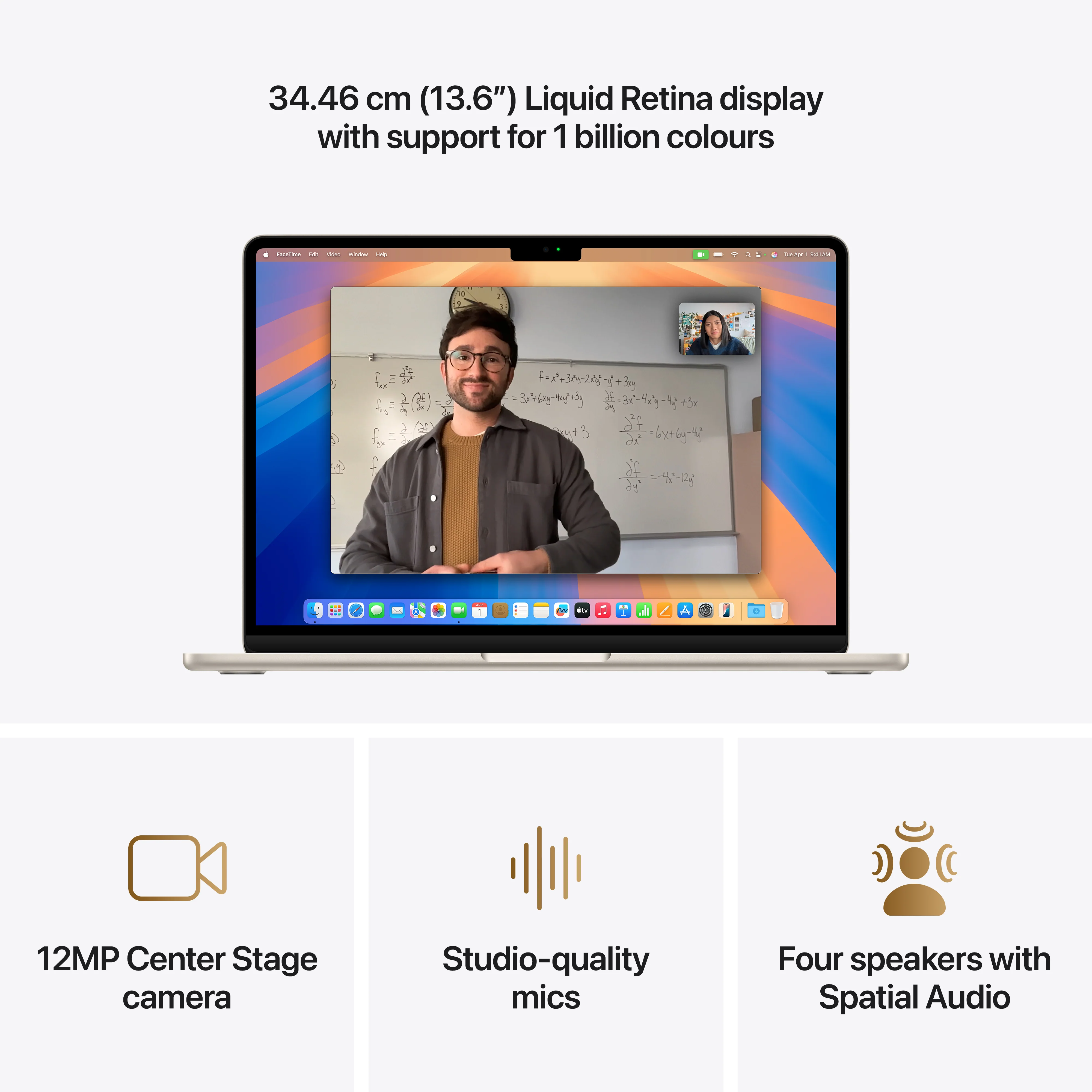 13-inch MacBook Air: Apple M4 chip with 10-core CPU and 8-core GPU, 256GB SSD - Starlight - Image 5