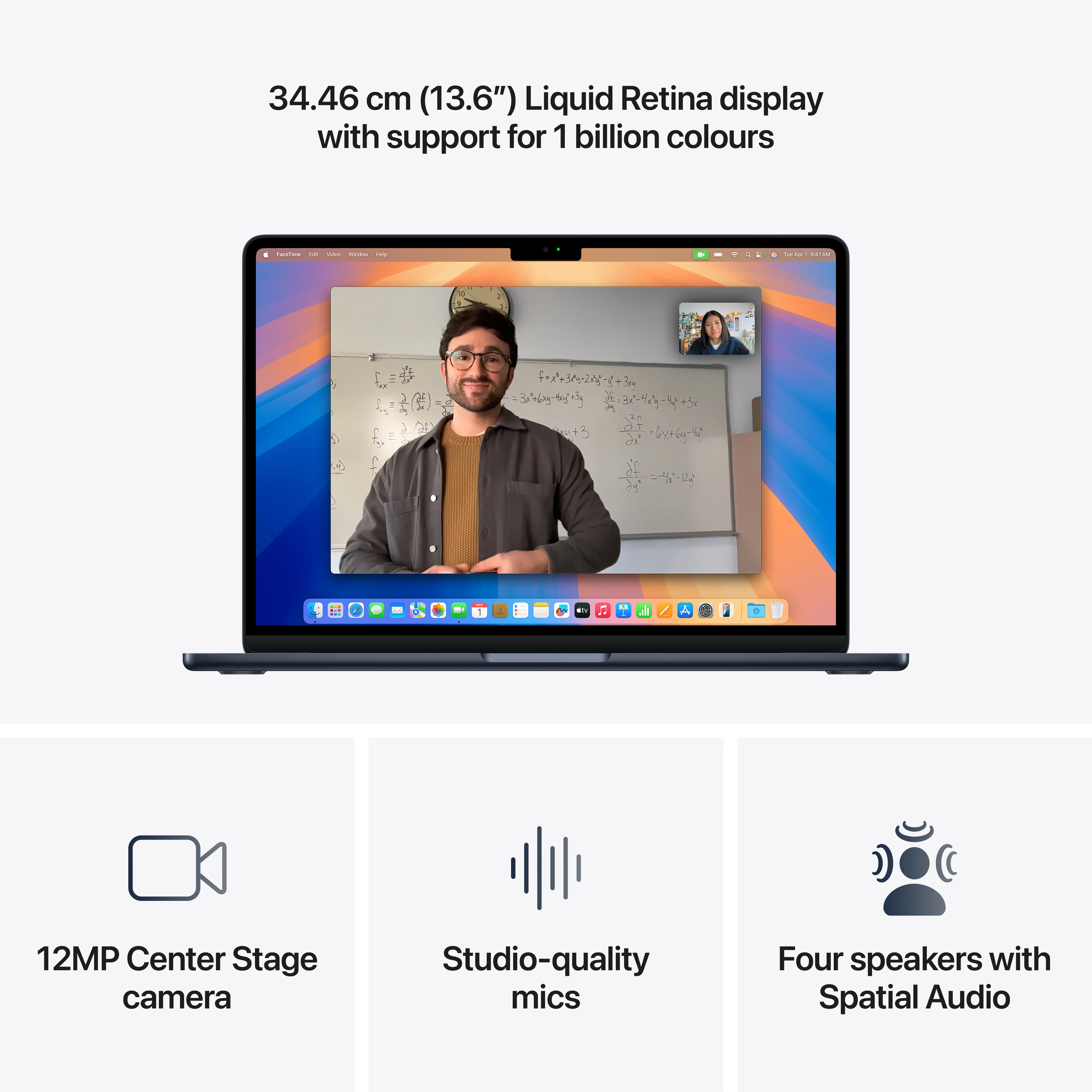 13-inch MacBook Air: Apple M4 chip with 10-core CPU and 8-core GPU, 256GB SSD - Midnight - Image 5