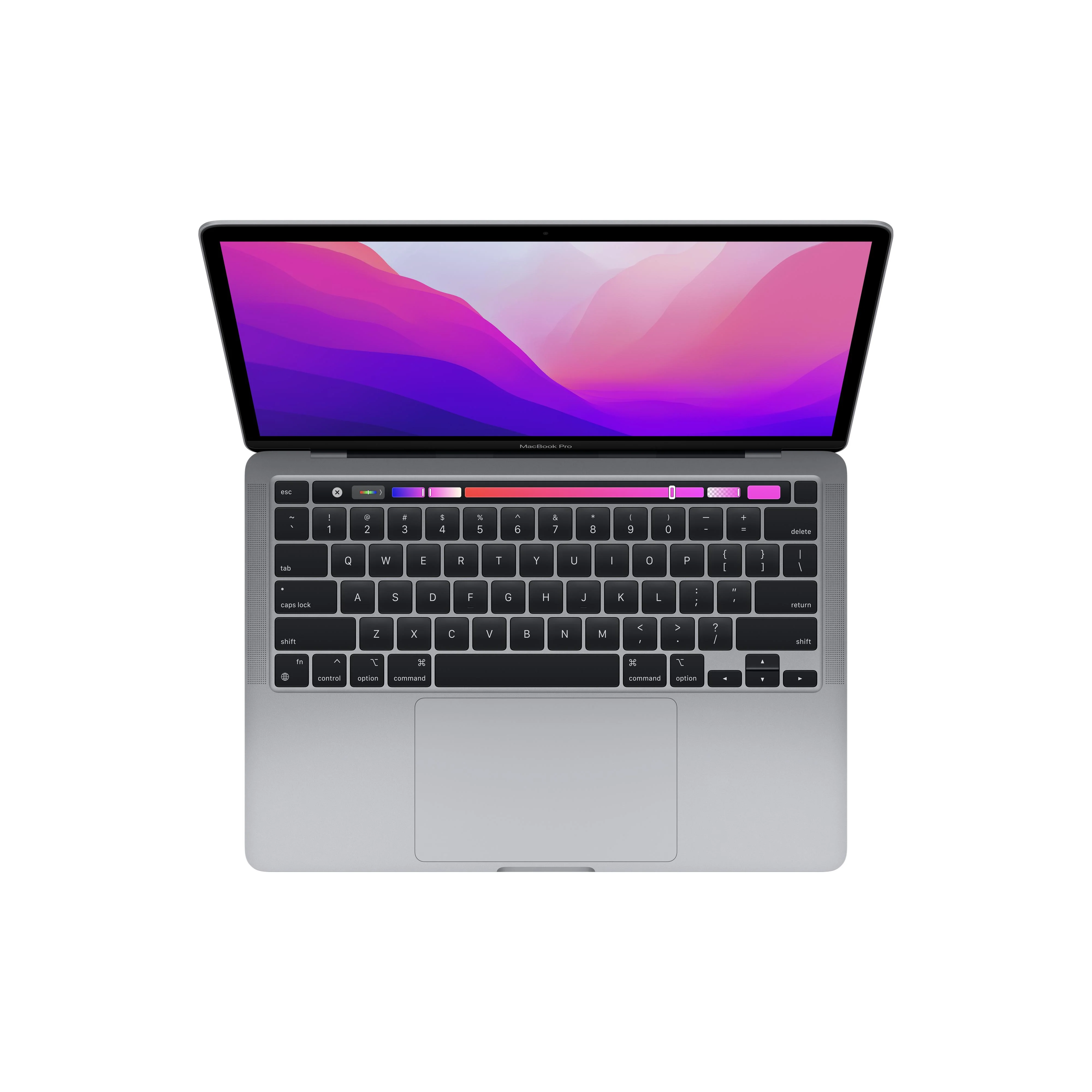 13-inch MacBook Pro: Apple M2 chip with 8?core CPU and 10?core GPU, 256GB SSD - Space Grey - Image 2