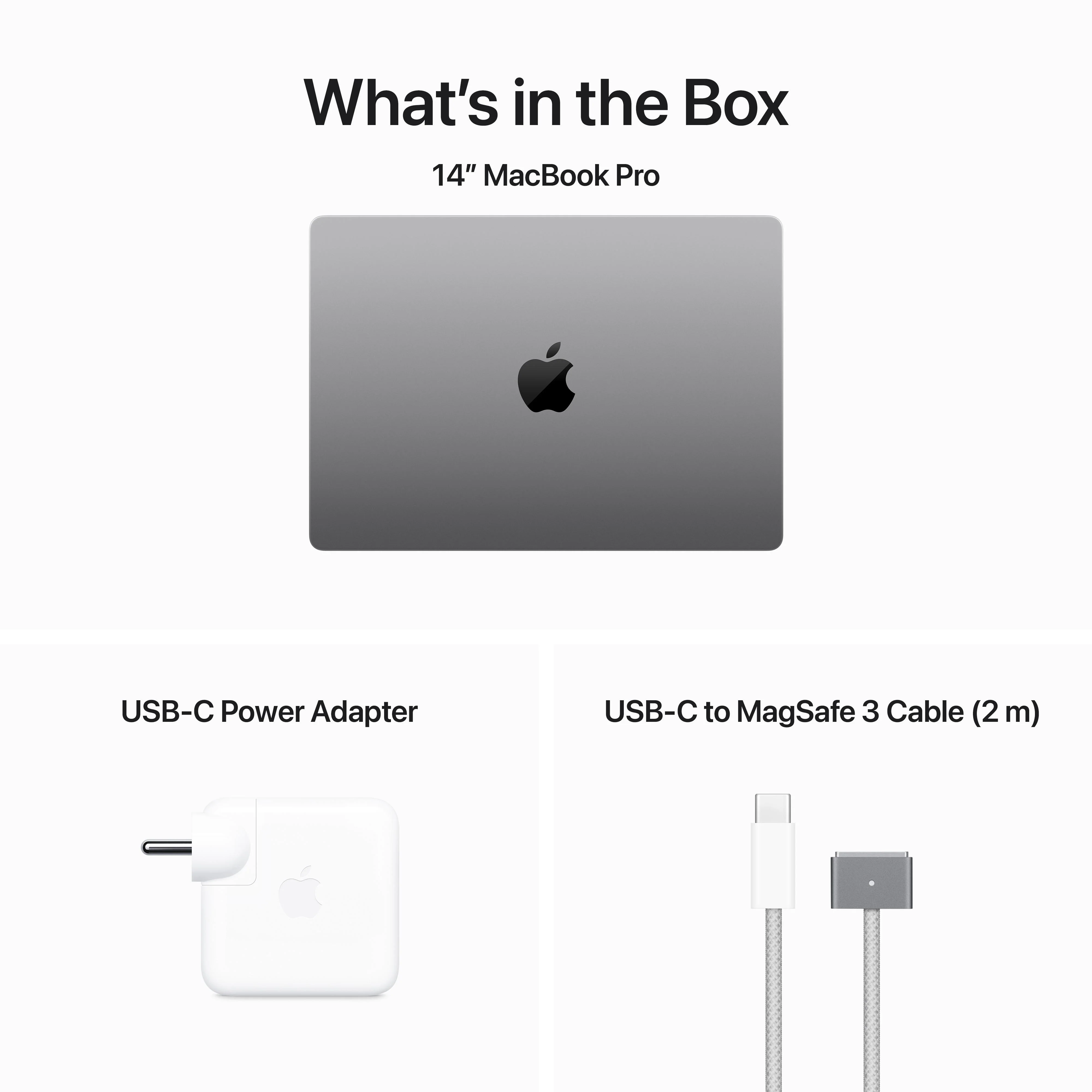 14-inch MacBook Pro: Apple M3 chip with 8?core CPU and 10?core GPU, 512GB SSD - Space Grey - Image 10