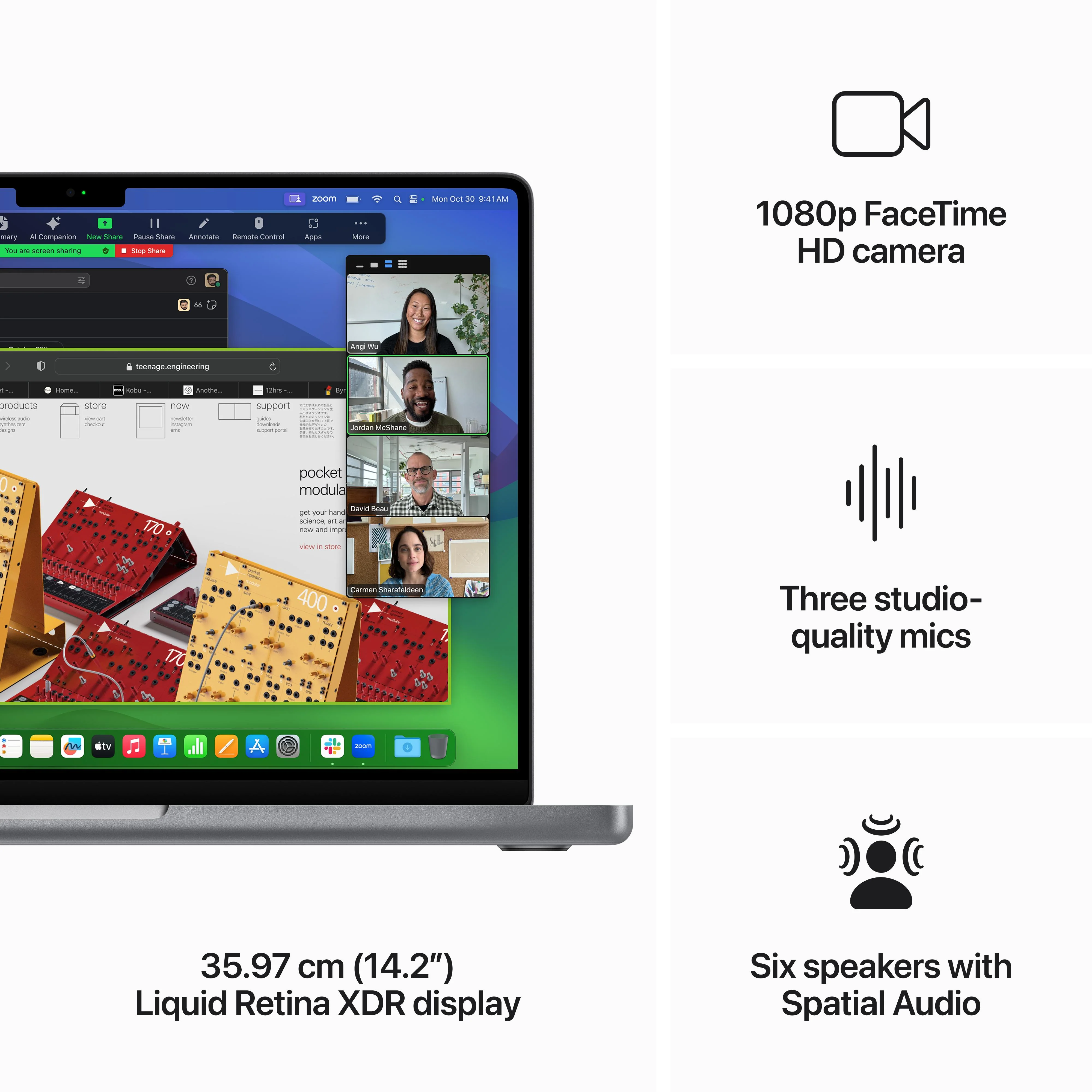14-inch MacBook Pro: Apple M3 chip with 8?core CPU and 10?core GPU, 1TB SSD - Space Grey - Image 5