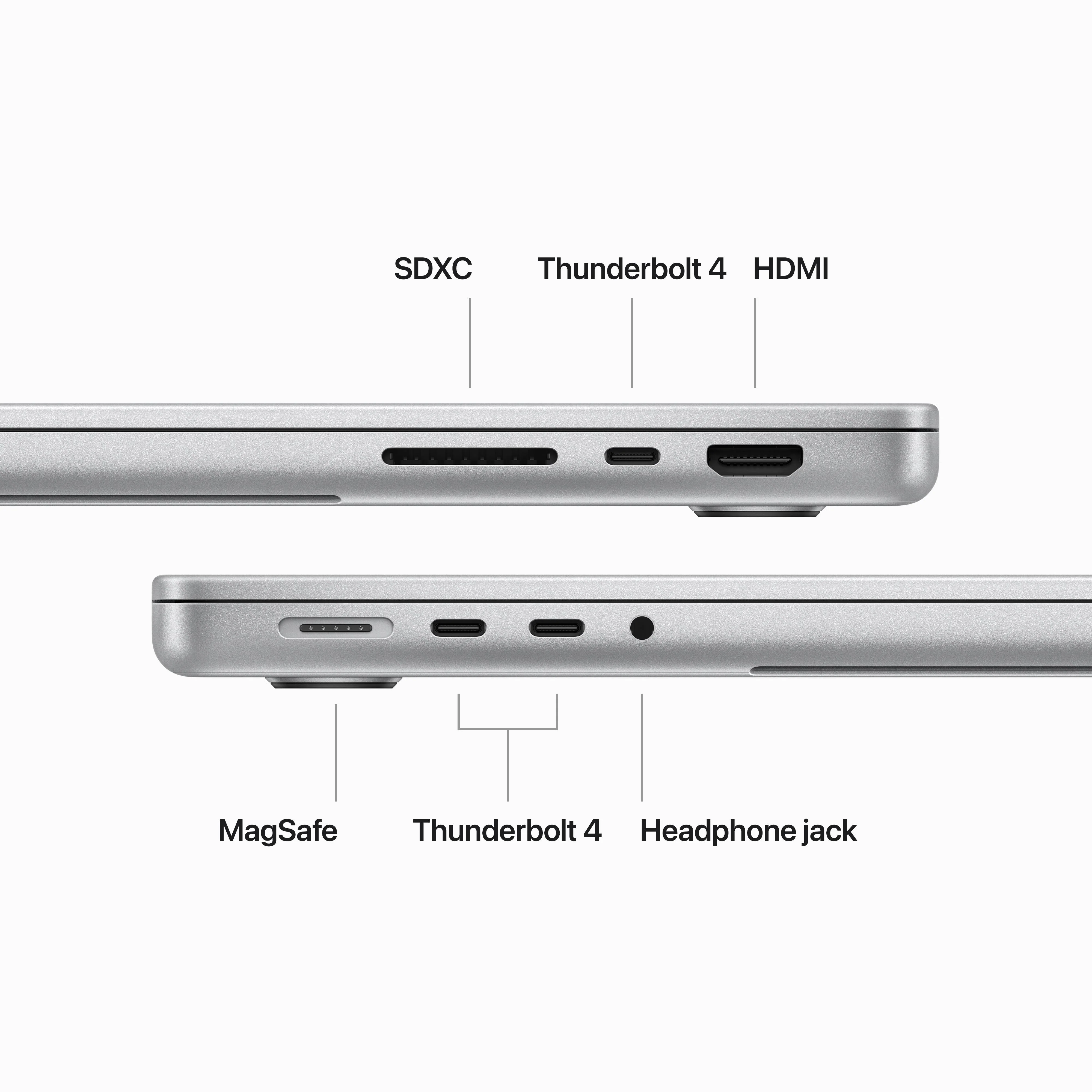 14-inch MacBook Pro: Apple M3 Pro chip with 12?core CPU and 18?core GPU, 1TB SSD - Silver - Image 6