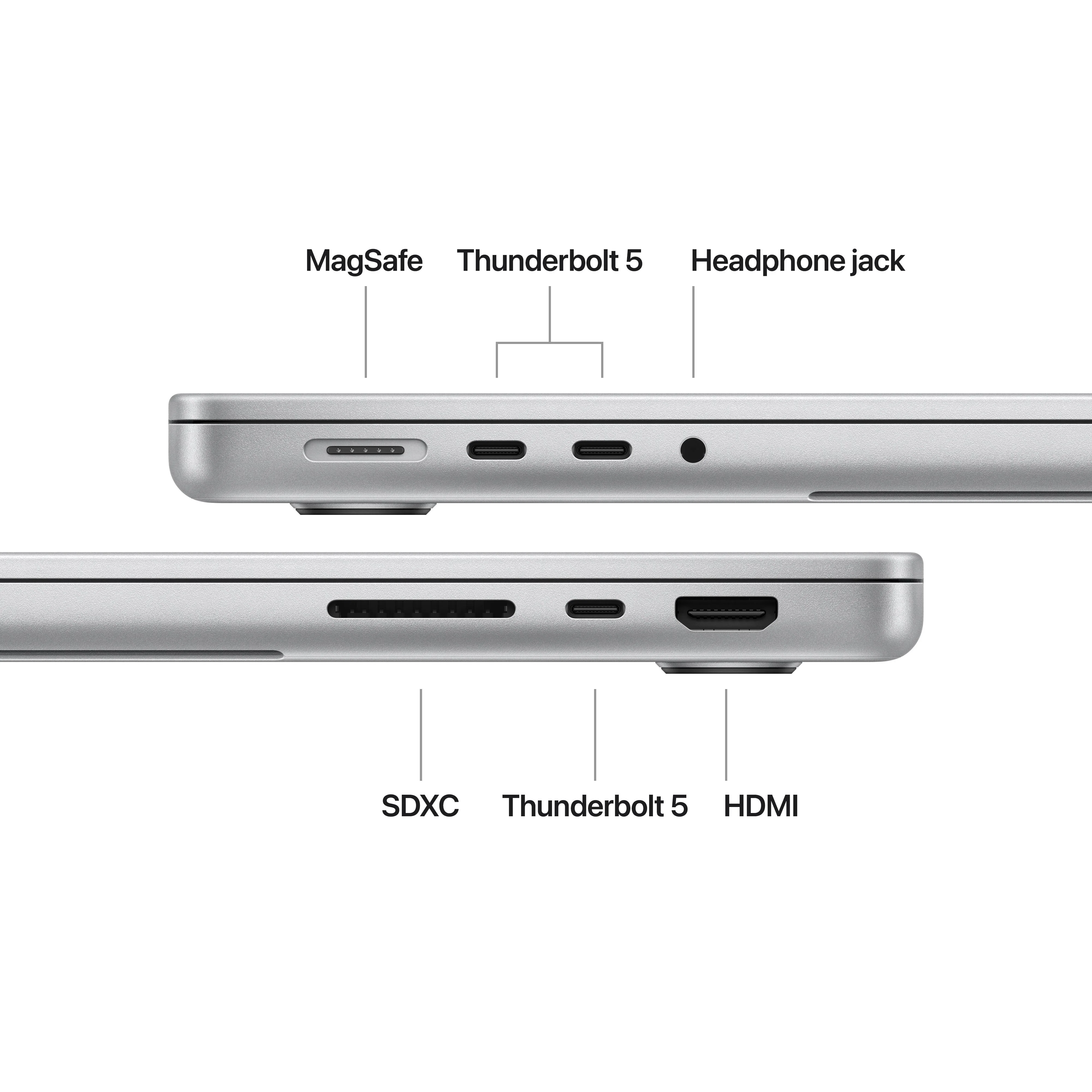 14-inch MacBook Pro: Apple M4 Pro chip with 12-core CPU and 16-core GPU, 512GB SSD - Silver - Image 7