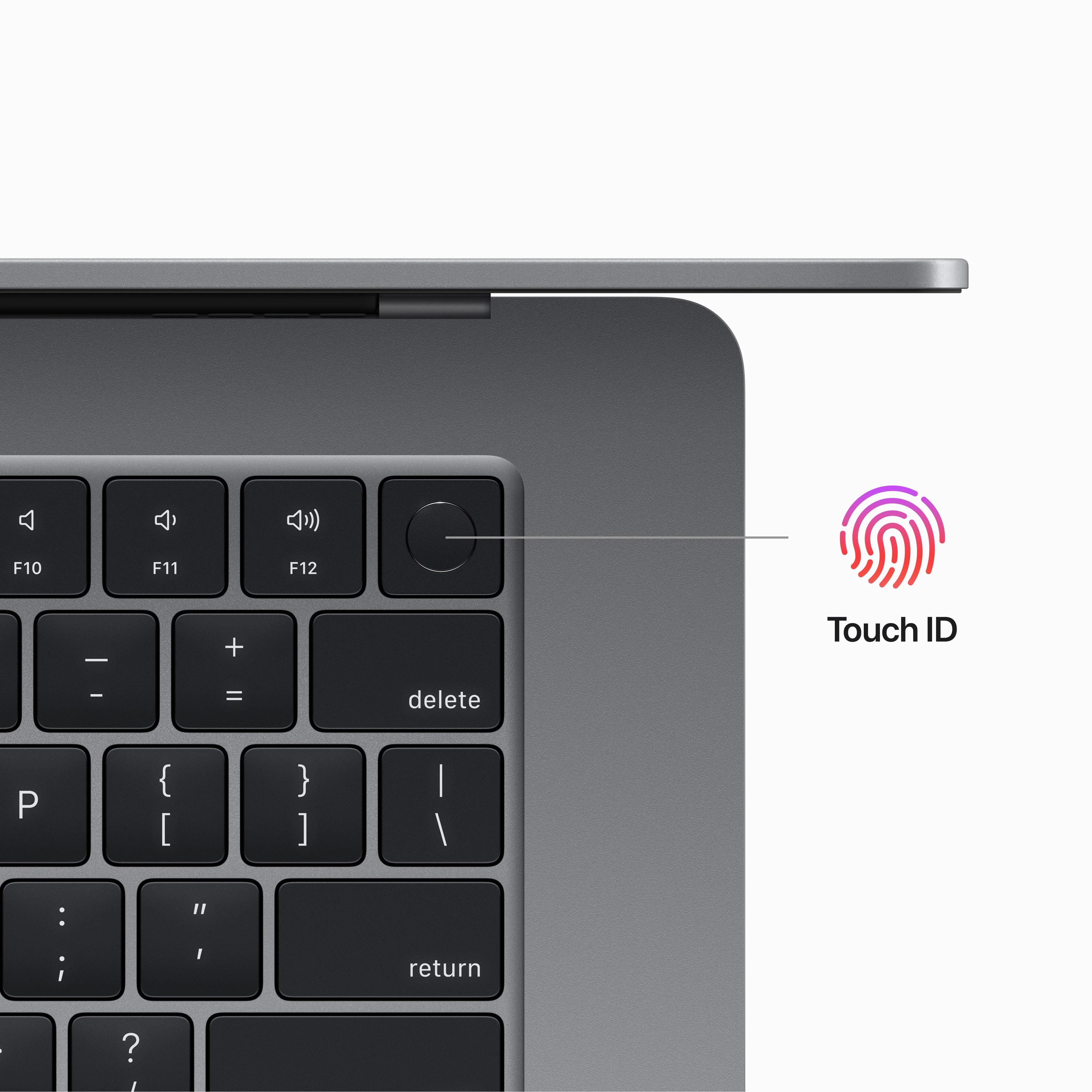 15-inch MacBook Air: Apple M2 chip with 8-core CPU and 10-core GPU, 512GB SSD - Space Grey - Image 8