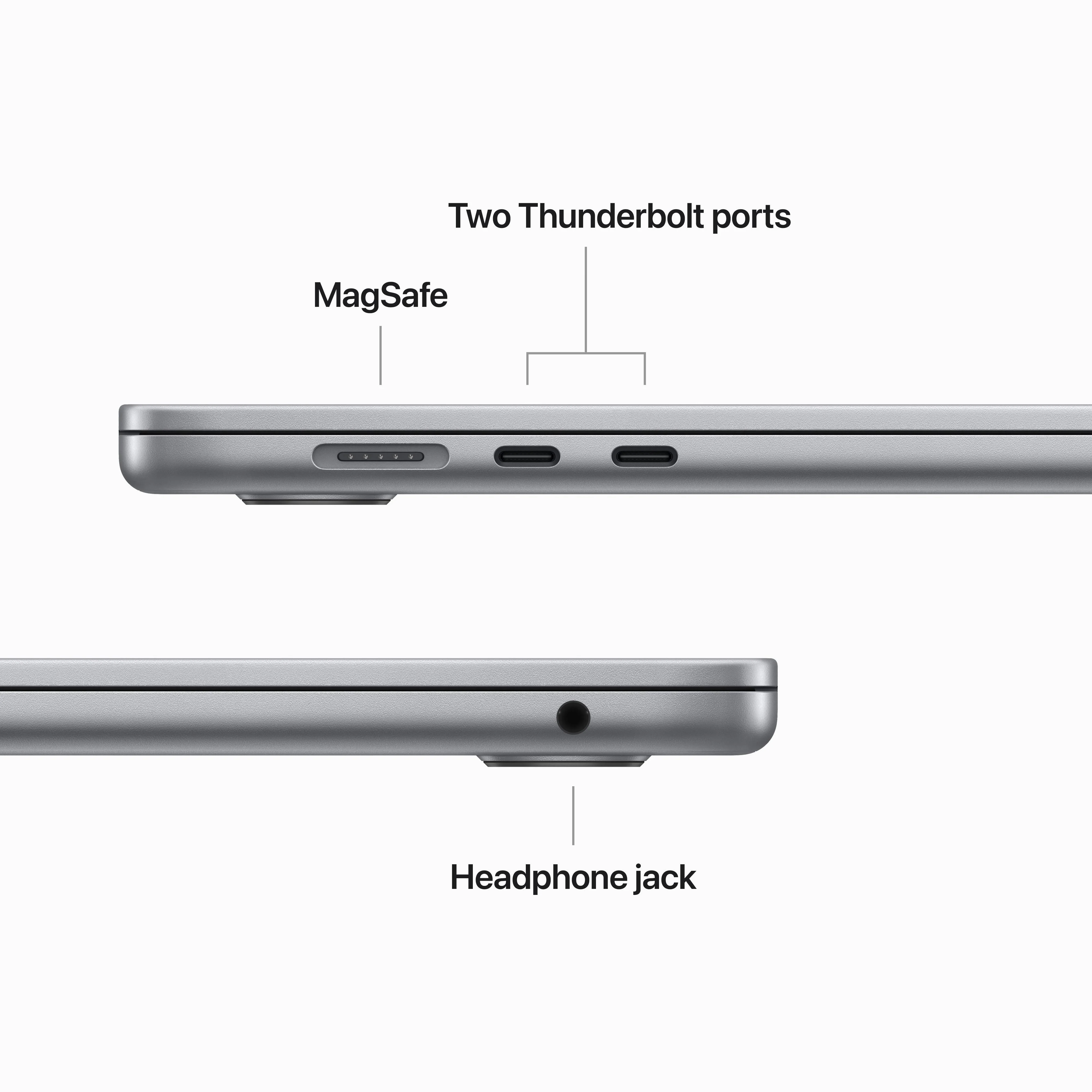 15-inch MacBook Air: Apple M2 chip with 8-core CPU and 10-core GPU, 512GB SSD - Space Grey - Image 9