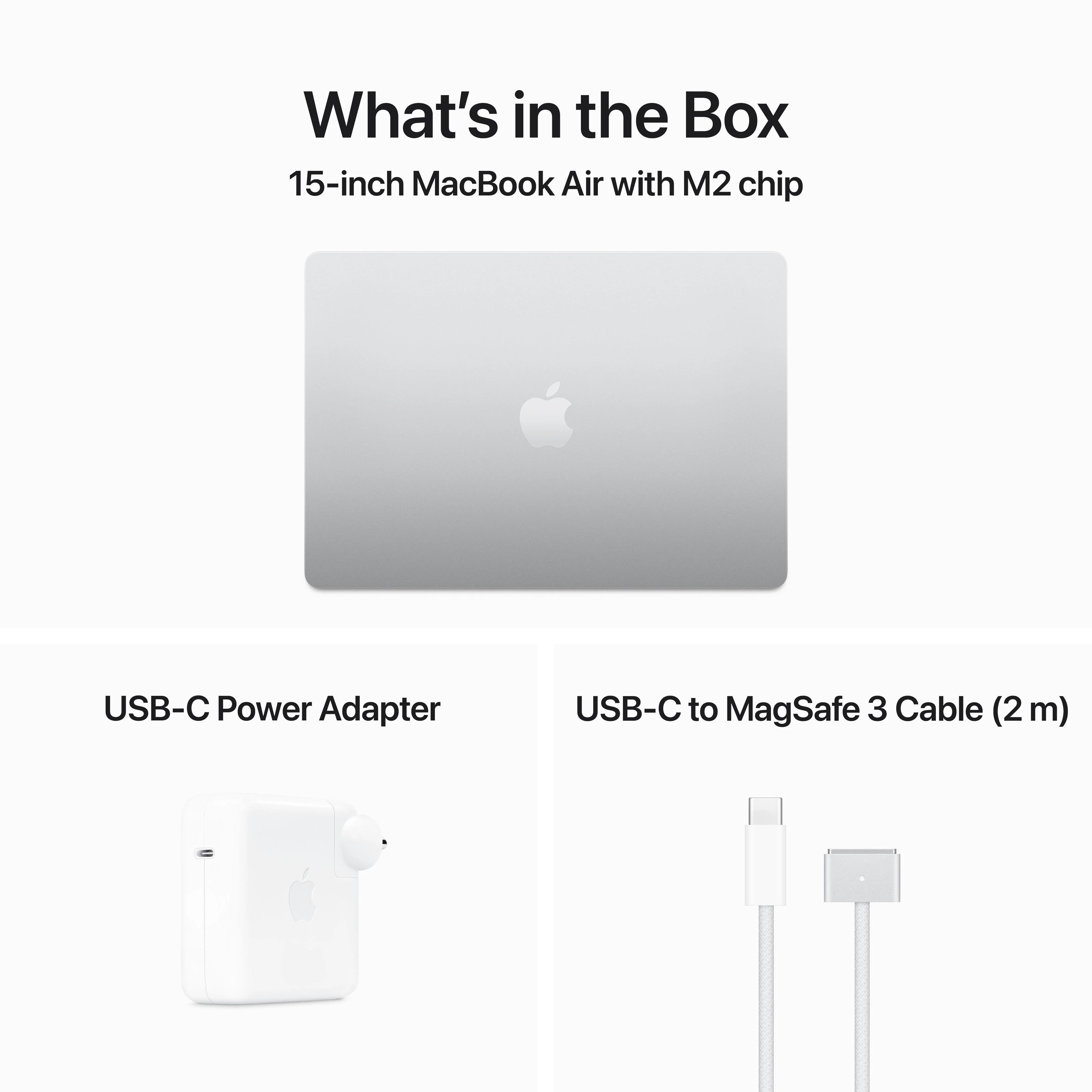 15-inch MacBook Air: Apple M2 chip with 8-core CPU and 10-core GPU, 256GB SSD - Silver - Image 12
