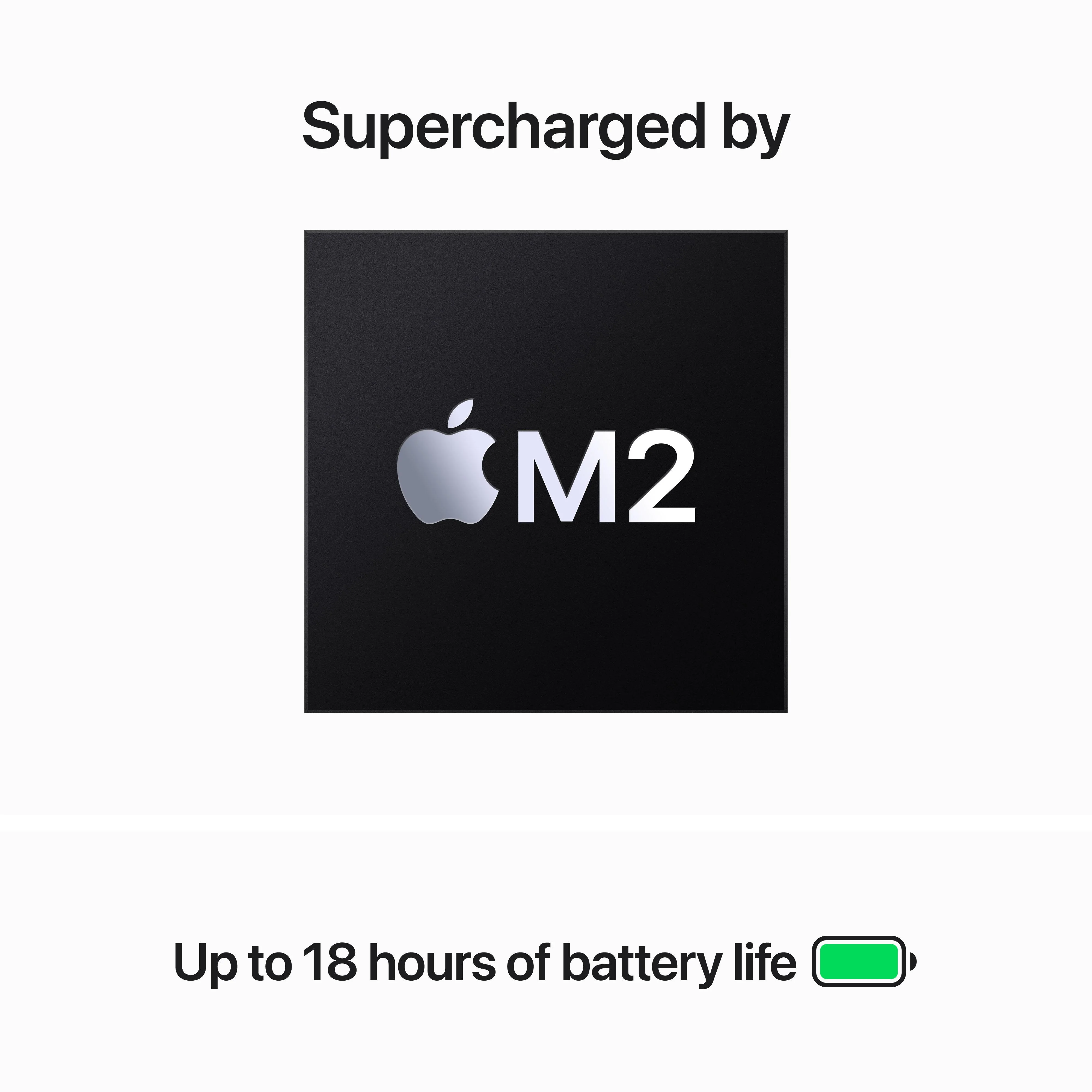 15-inch MacBook Air: Apple M2 chip with 8-core CPU and 10-core GPU, 256GB SSD - Silver - Image 4
