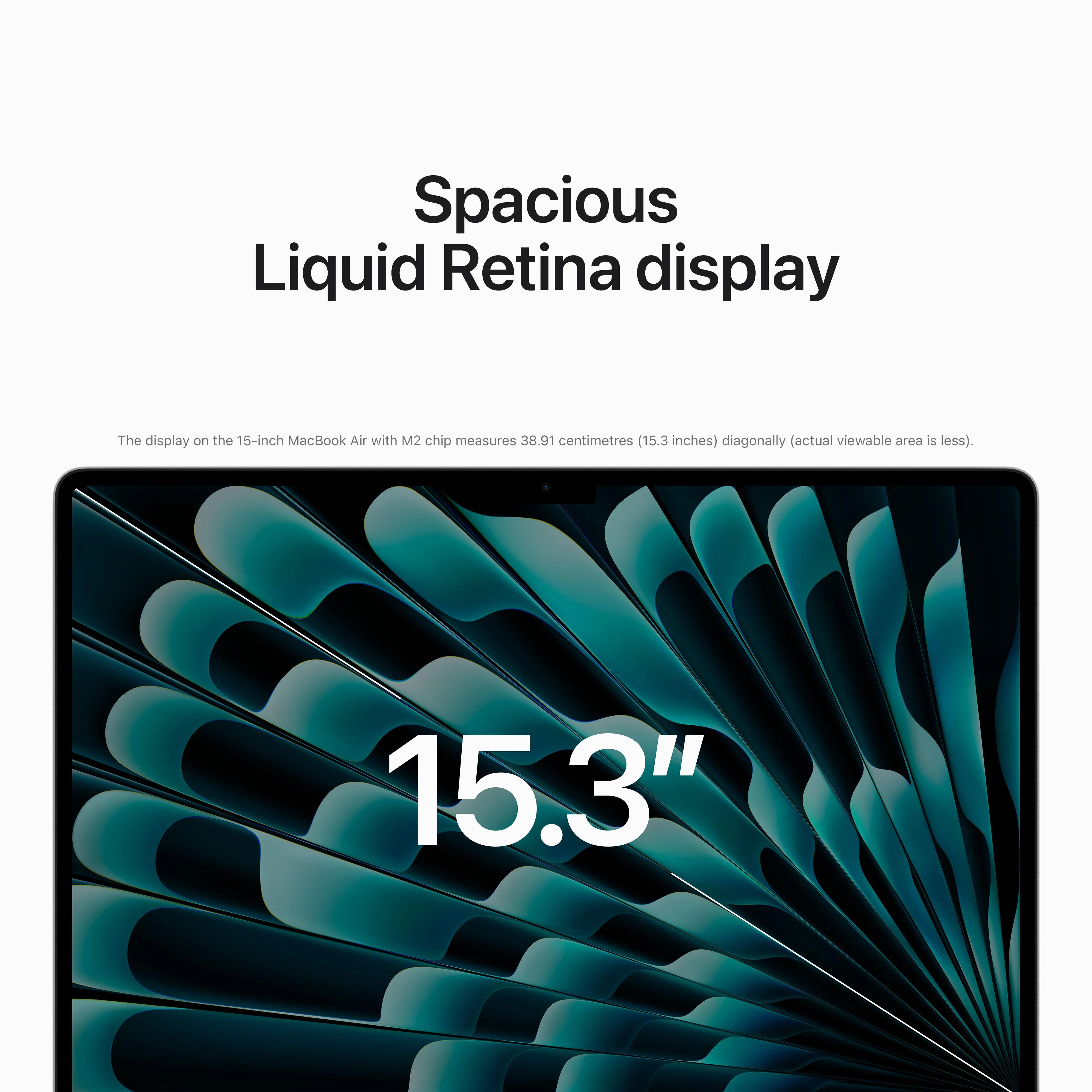 15-inch MacBook Air: Apple M2 chip with 8-core CPU and 10-core GPU, 512GB SSD - Silver - Image 5