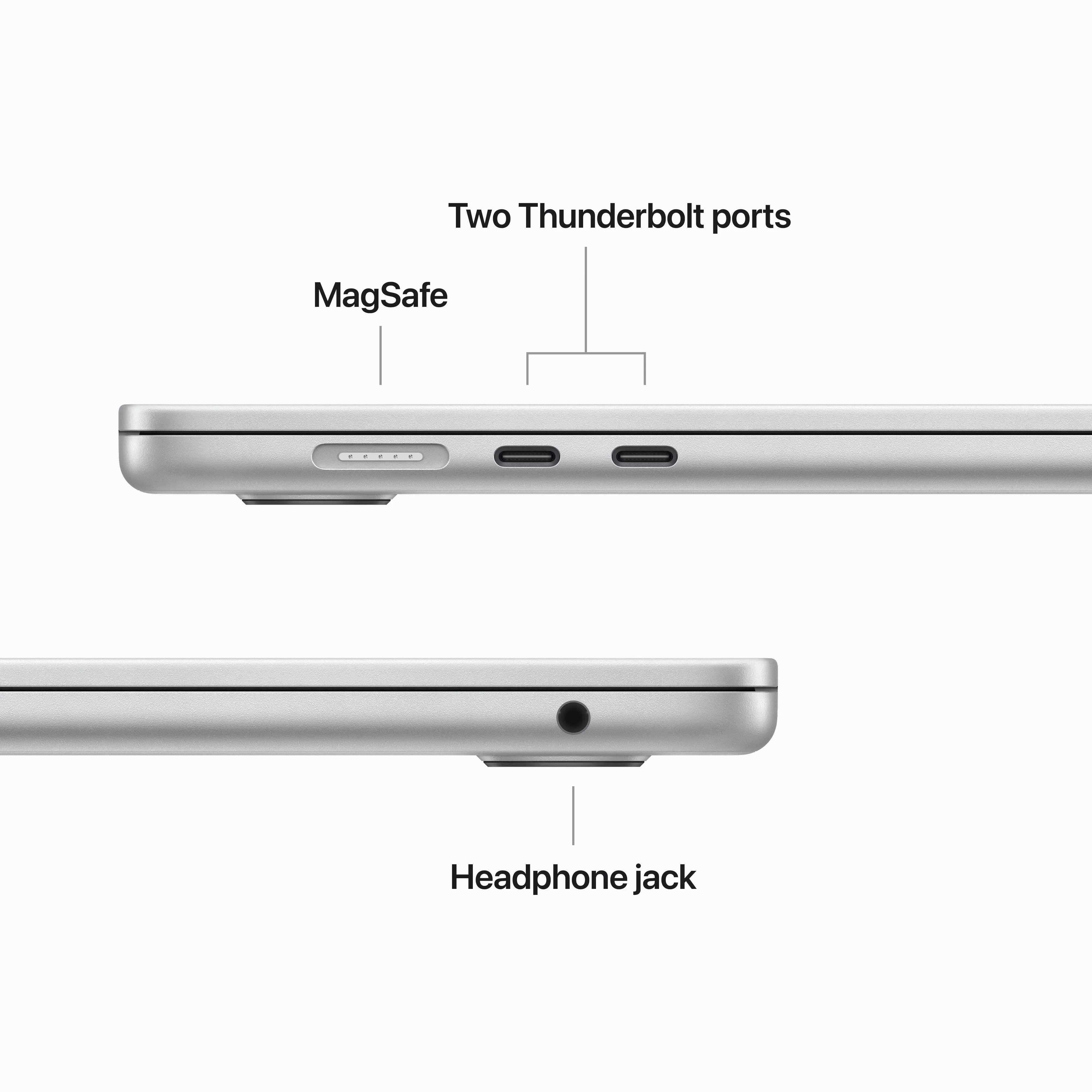 15-inch MacBook Air: Apple M2 chip with 8-core CPU and 10-core GPU, 512GB SSD - Silver - Image 9