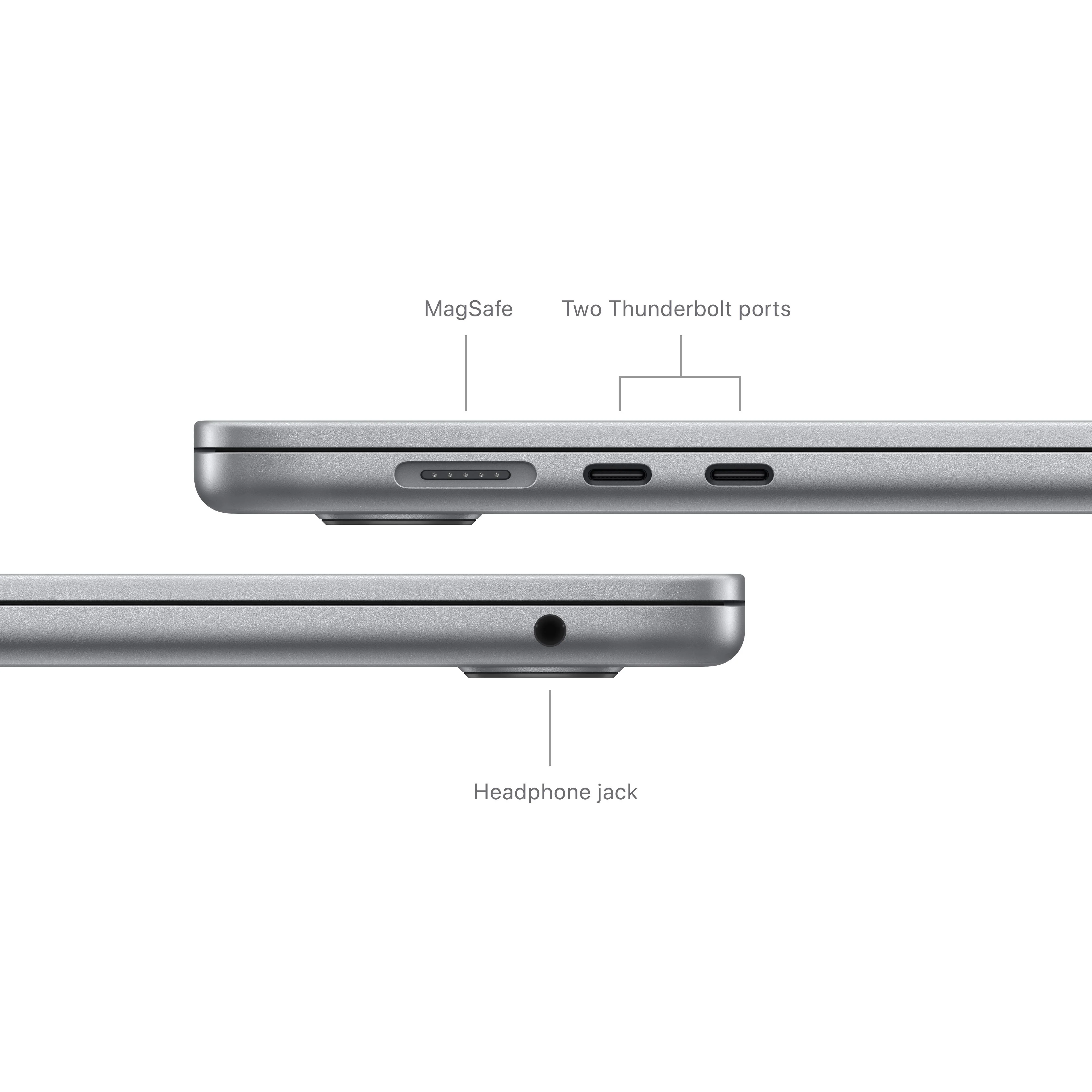 15-inch MacBook Air: Apple M3 chip with 8?core CPU and 10?core GPU, 512GB SSD - Space Grey - Image 7