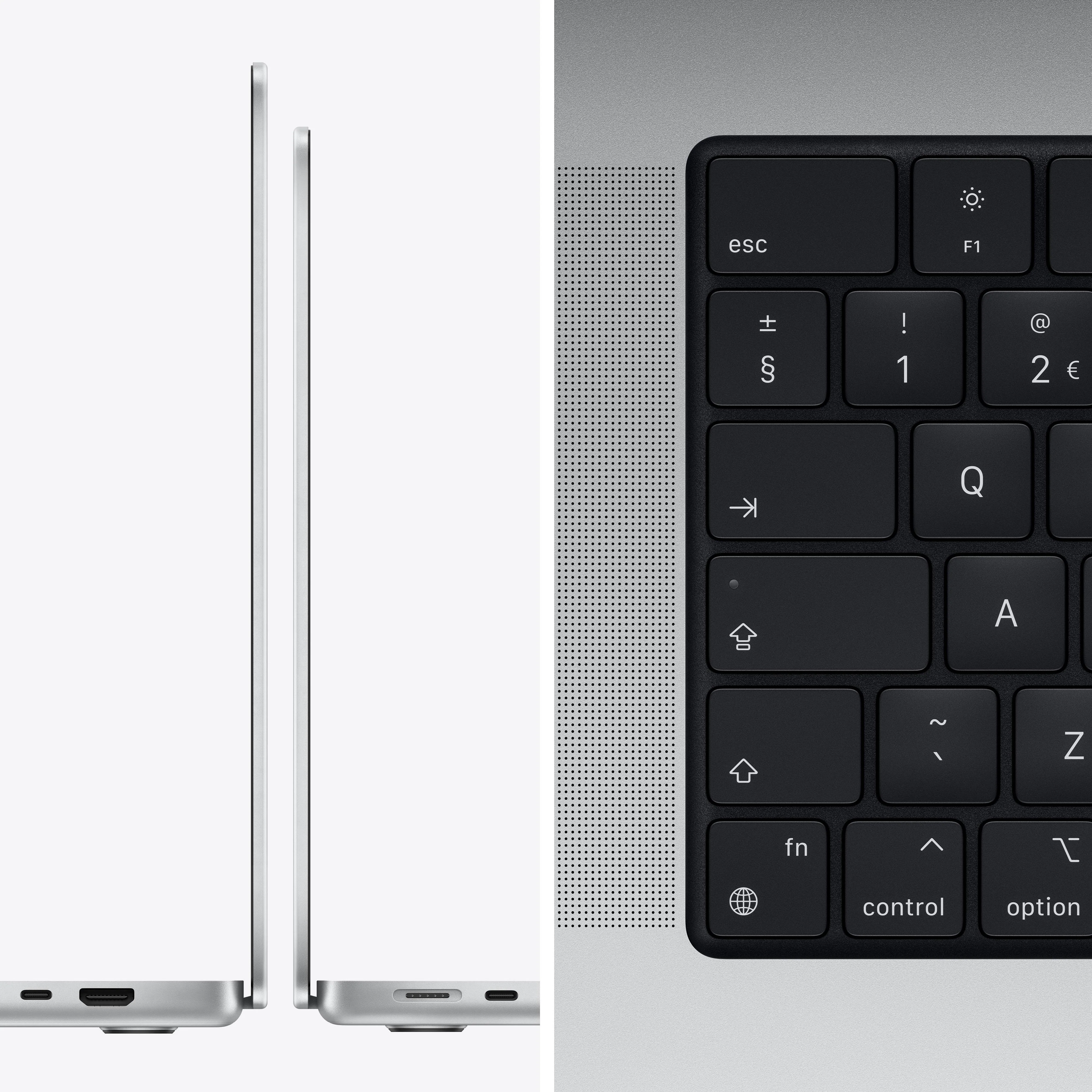 16-inch MacBook Pro: Apple M1 Pro chip with 10?core CPU and 16?core GPU, 1TB SSD - Silver - Image 4