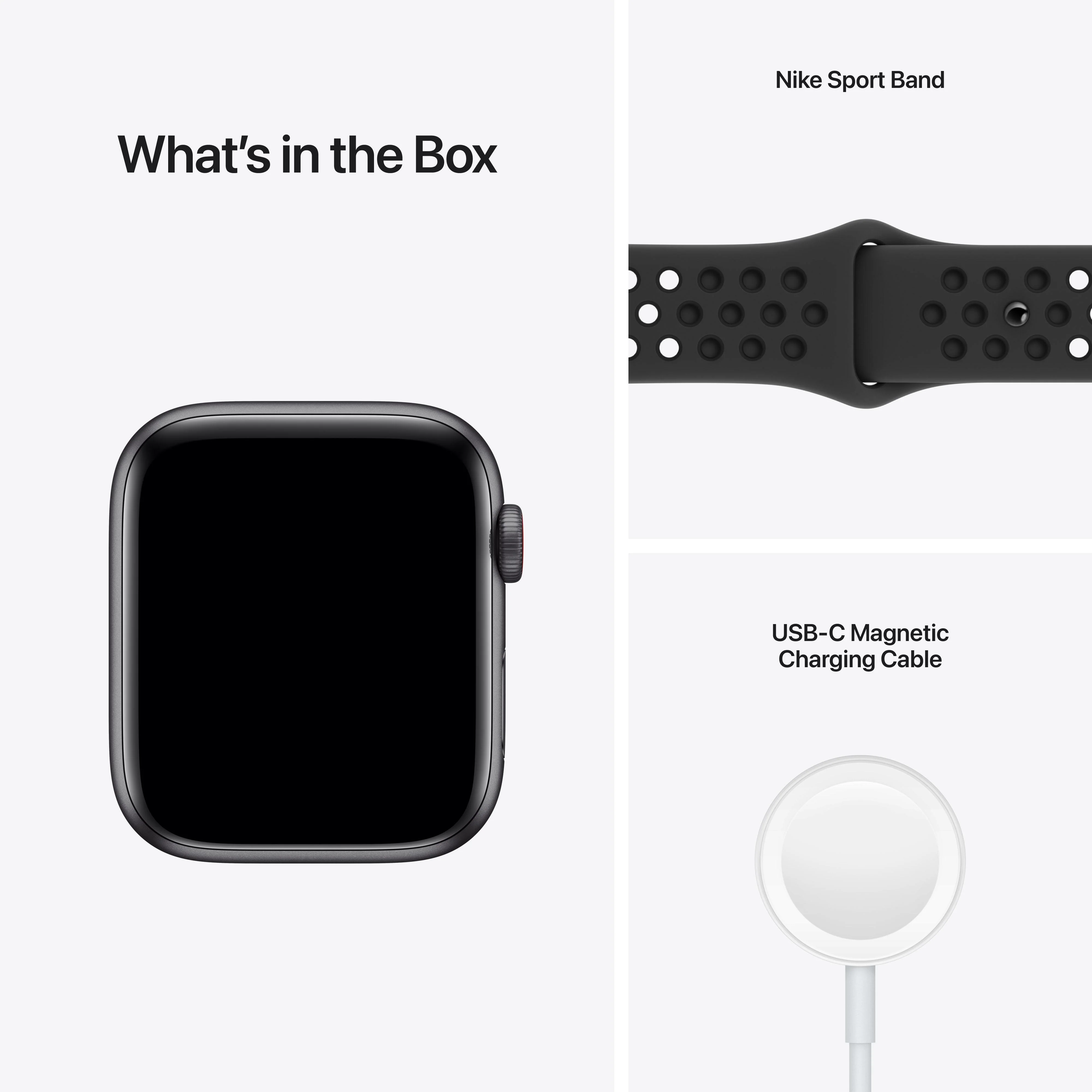 Apple Watch Nike SE GPS + Cellular, 44mm Space Grey Aluminium Case with Anthracite/Black Nike Sport Band - Regular - Image 7