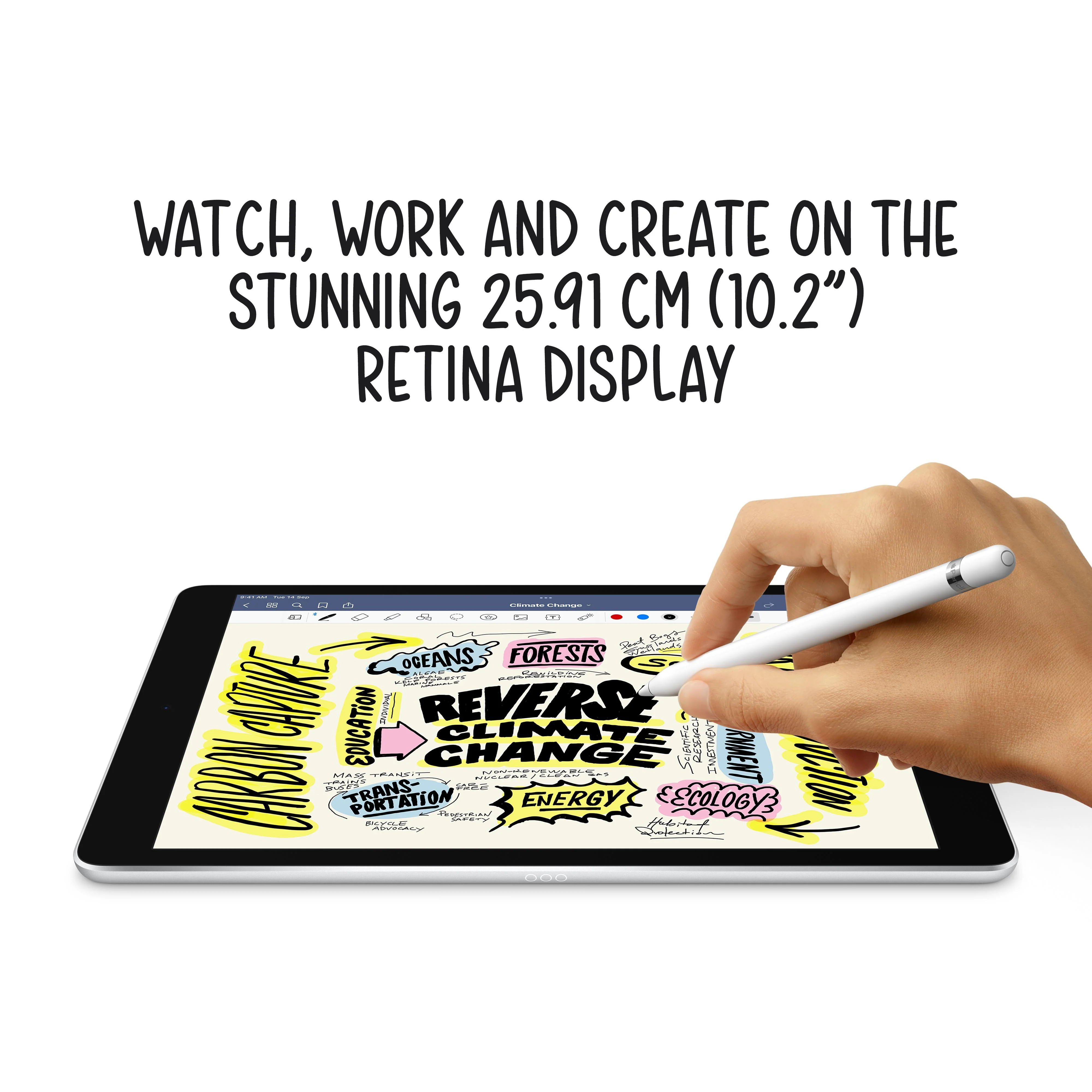2021 10.2-inch iPad Wi-Fi + Cellular 64GB - Silver (9th generation) - Image 5