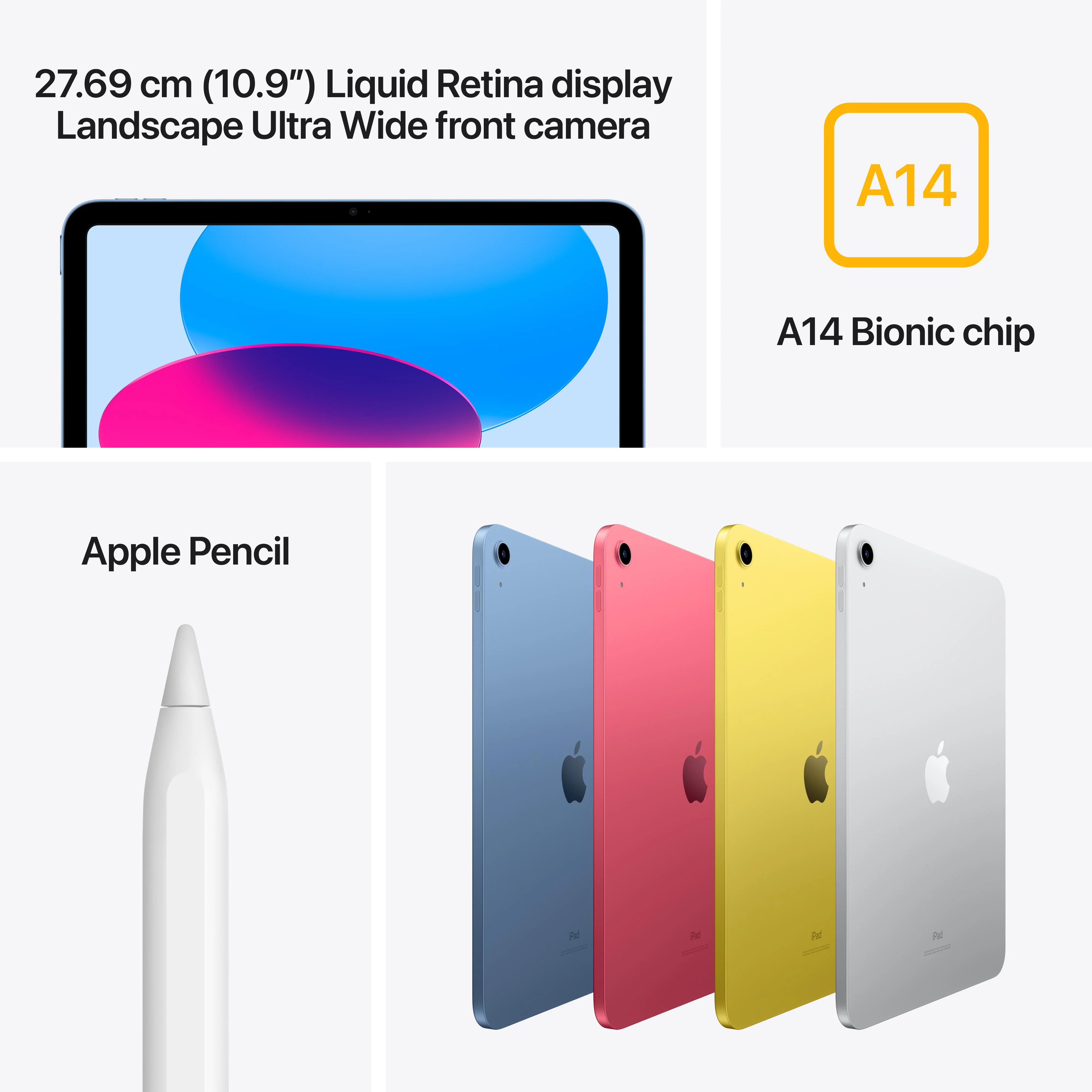 10.9-inch iPad Wi-Fi + Cellular 64GB - Blue (10th generation) - Image 6