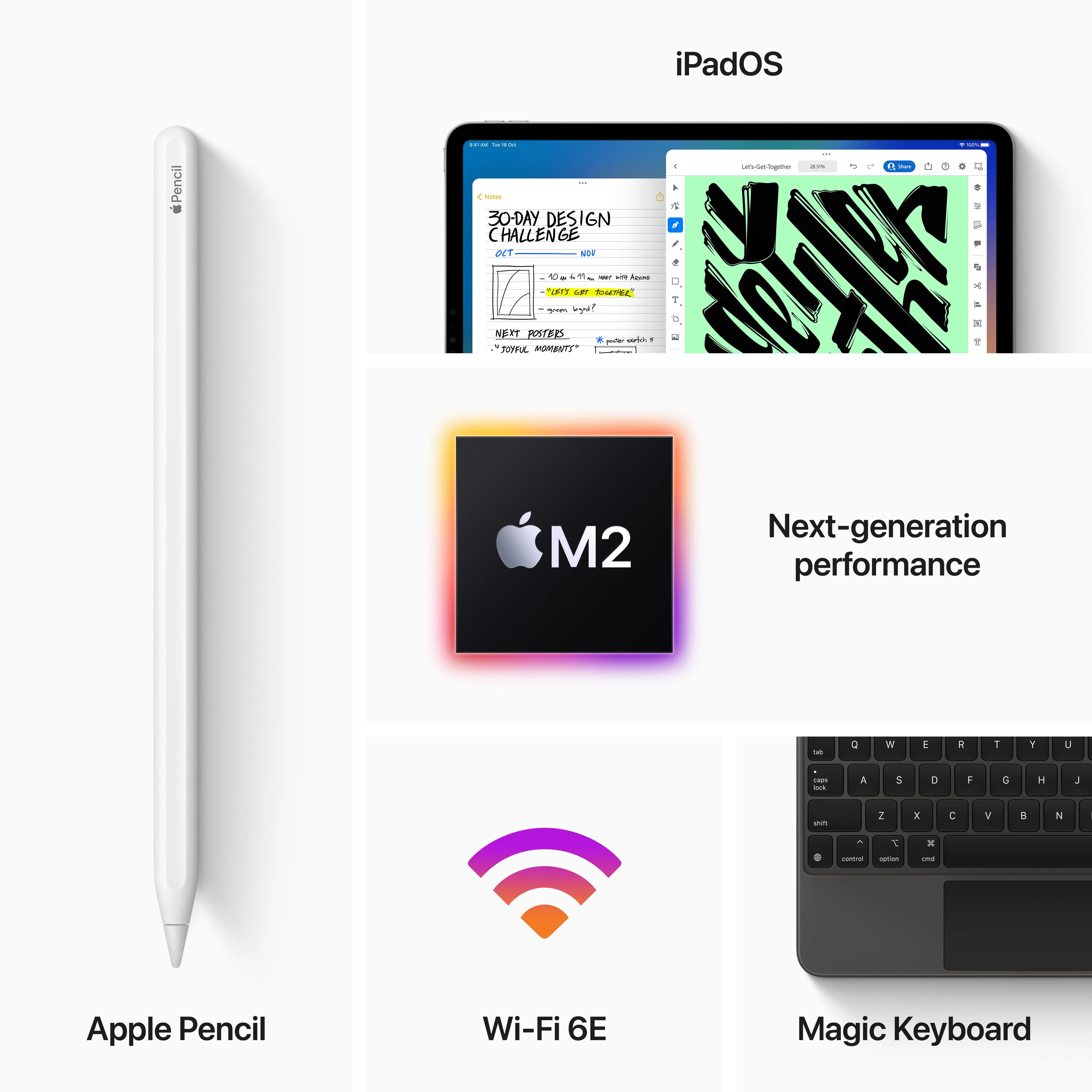 2022 12.9-inch iPad Pro Wi-Fi + Cellular 128GB - Silver (6th generation) - Image 7