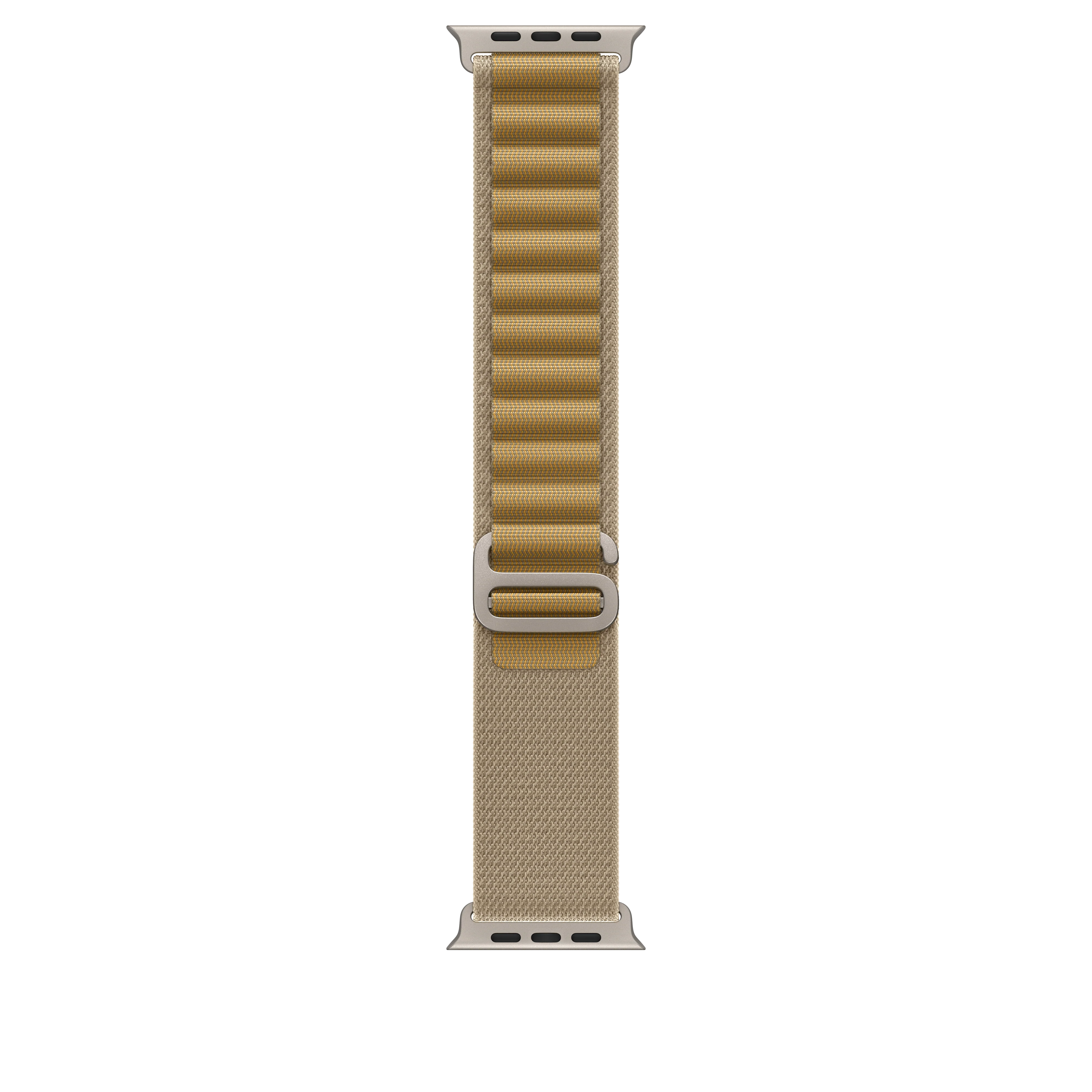 49mm Tan Alpine Loop - Medium - Natural Titanium Finish