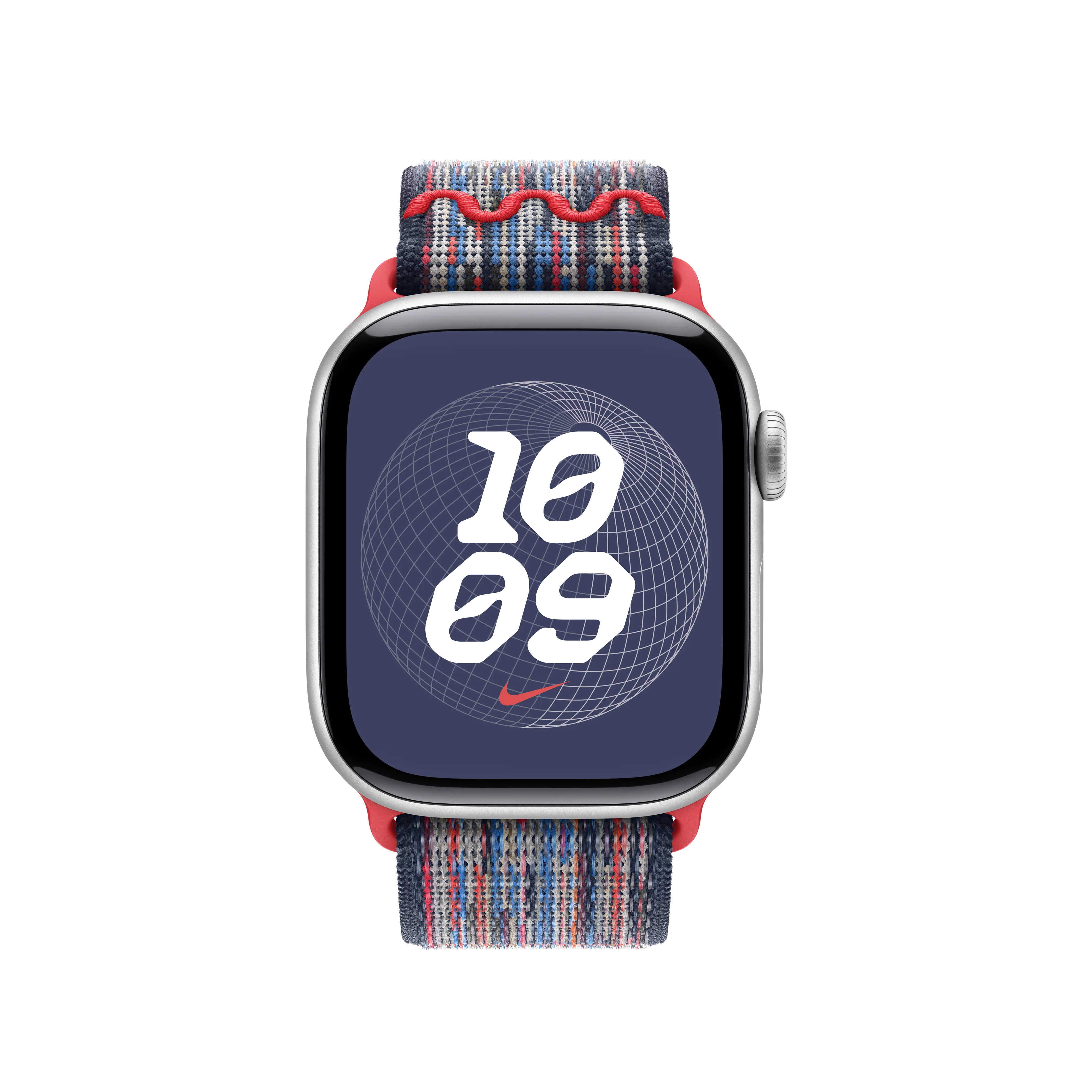 40mm Blue/Red Nike Sport Loop - Image 3