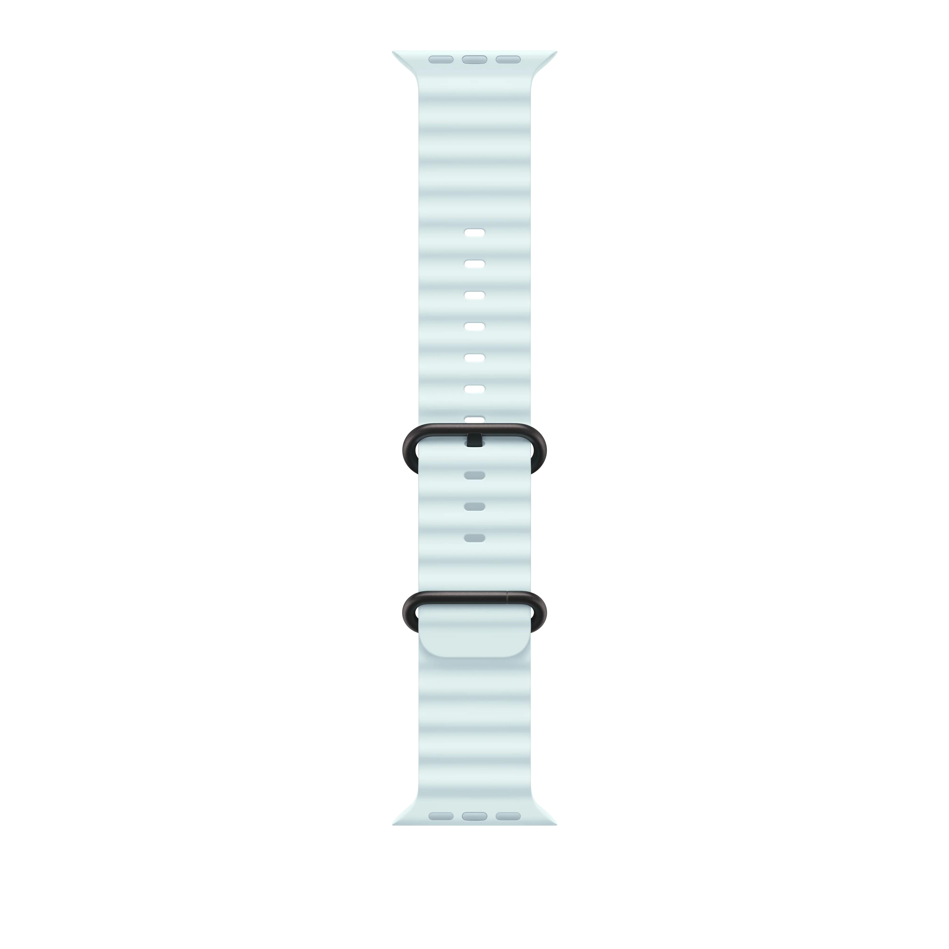 49mm Ice Blue Ocean Band - Black Titanium Finish