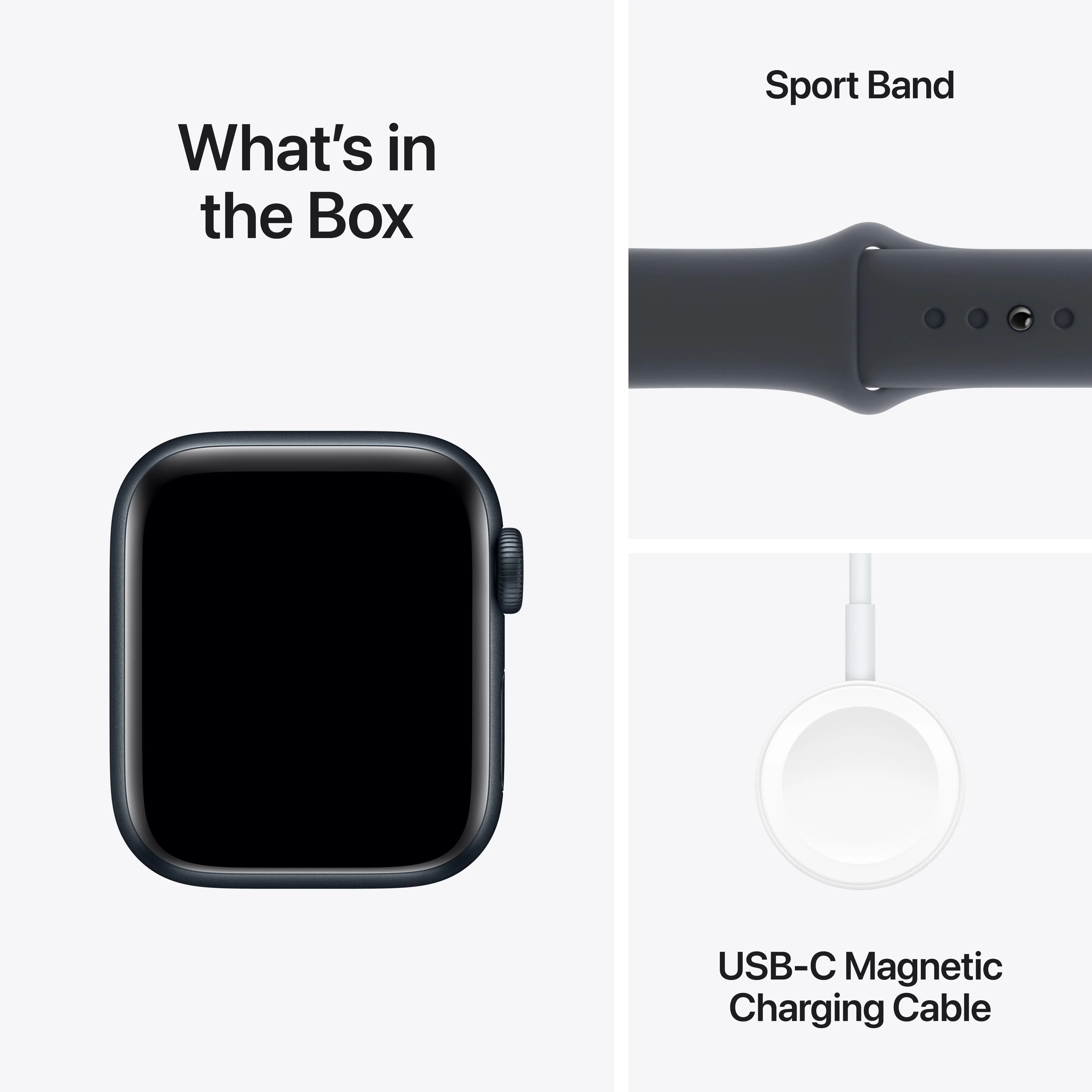 Apple Watch SE GPS + Cellular 40mm Midnight Aluminium Case with Midnight Sport Band - S/M - Image 7