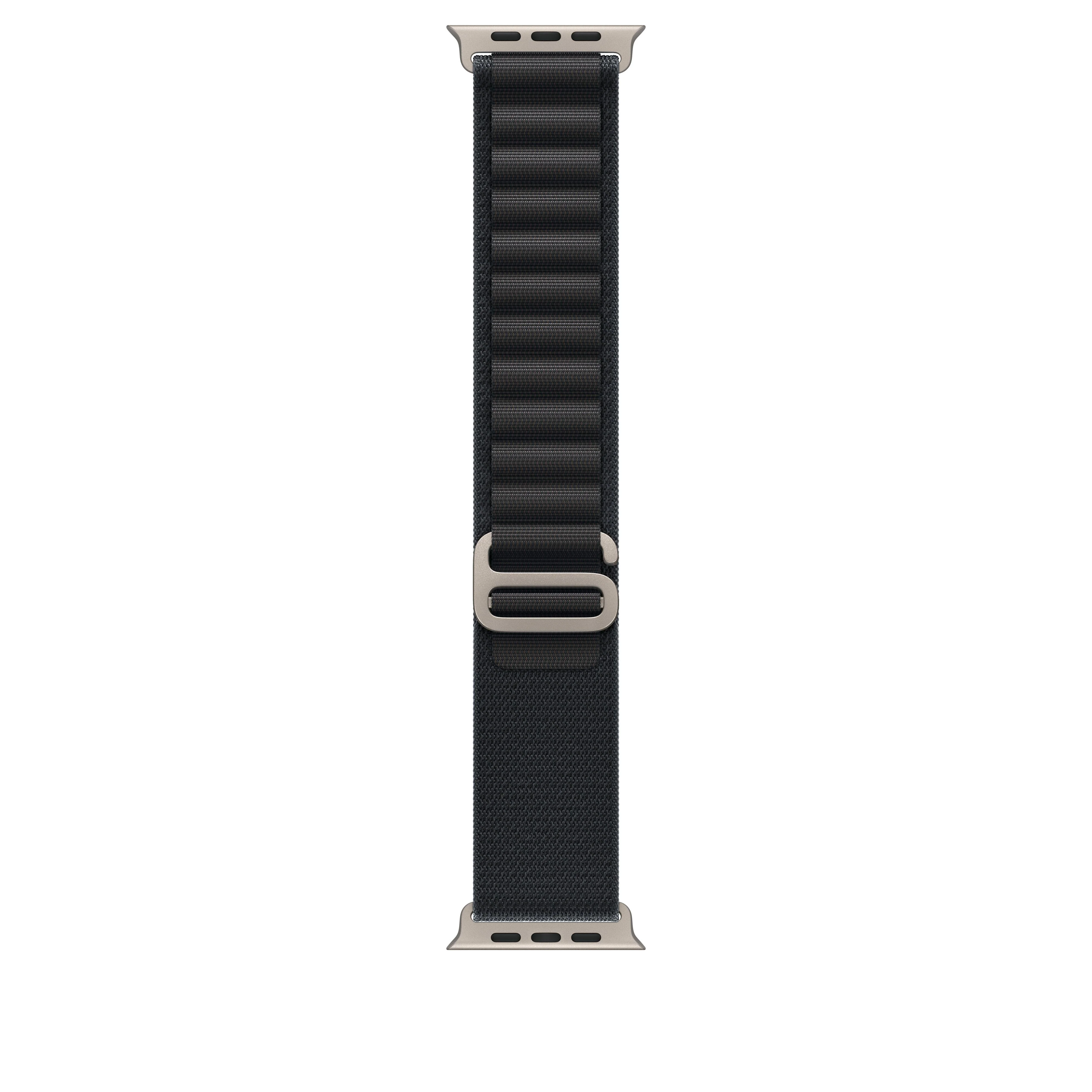 49mm Black Alpine Loop - Small - Natural Titanium Finish
