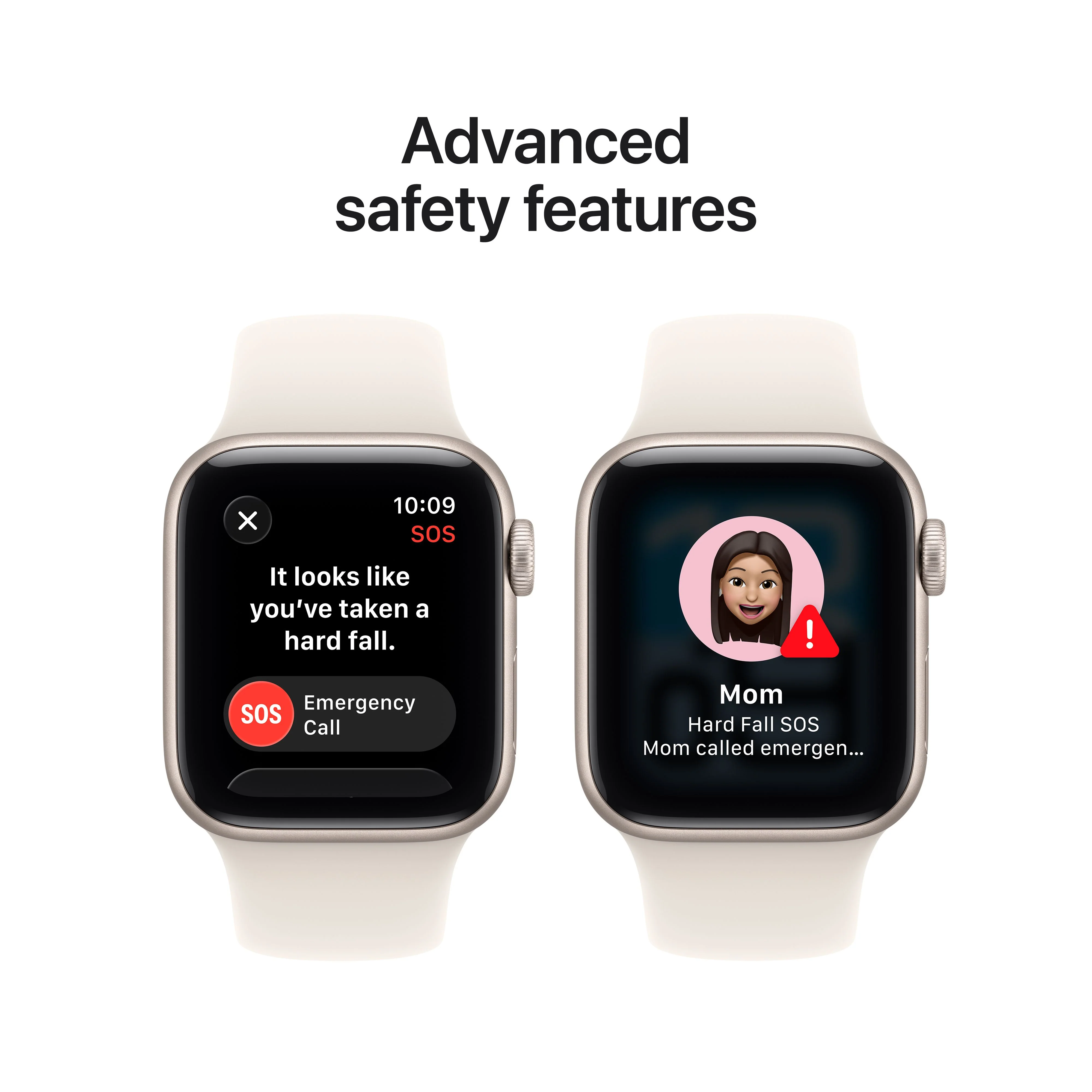 Apple Watch SE 3 GPS + Cellular 40mm Starlight Aluminium Case with Starlight Sport Band - M/L - Image 7