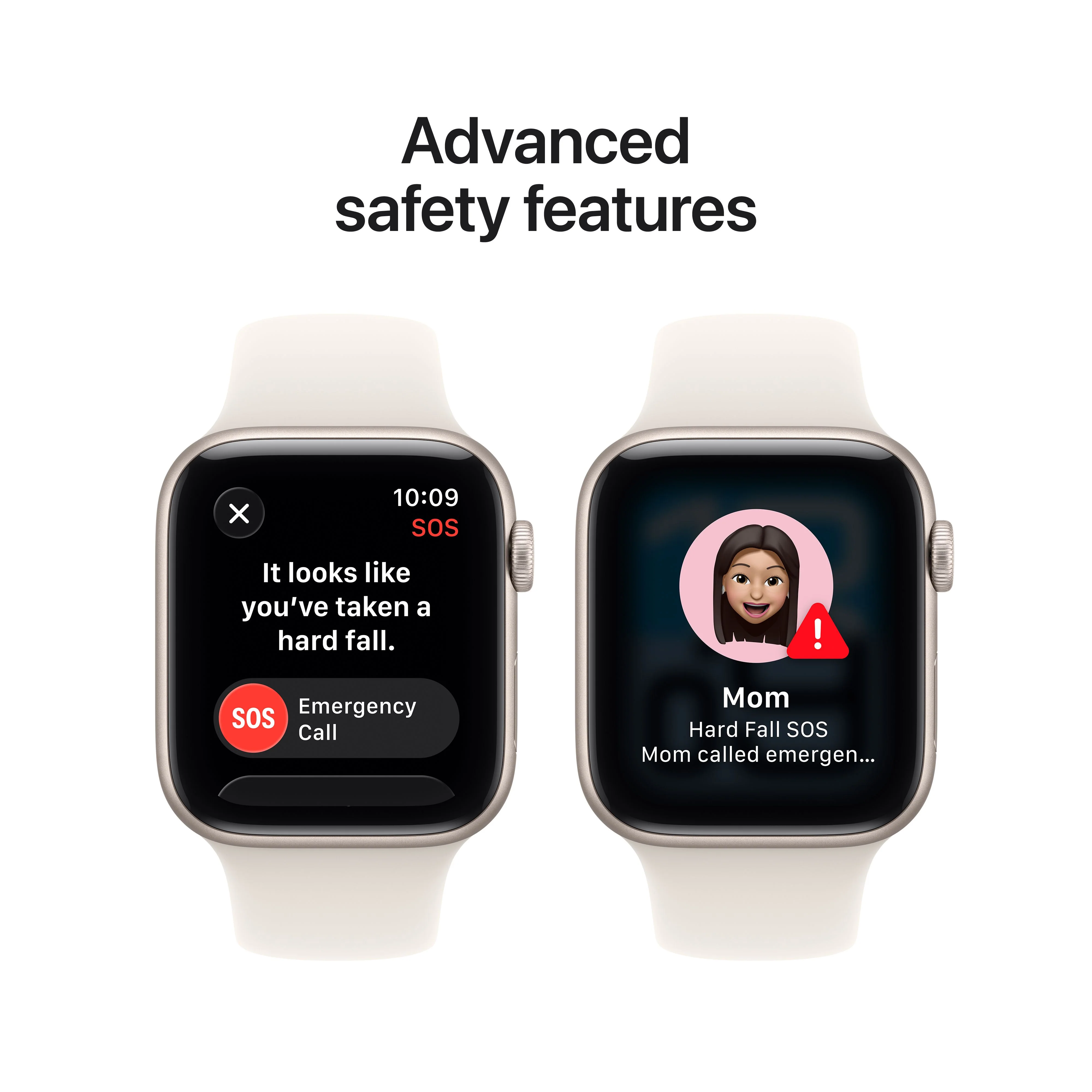 Apple Watch SE 3 GPS + Cellular 44mm Starlight Aluminium Case with Starlight Sport Band - S/M - Image 7