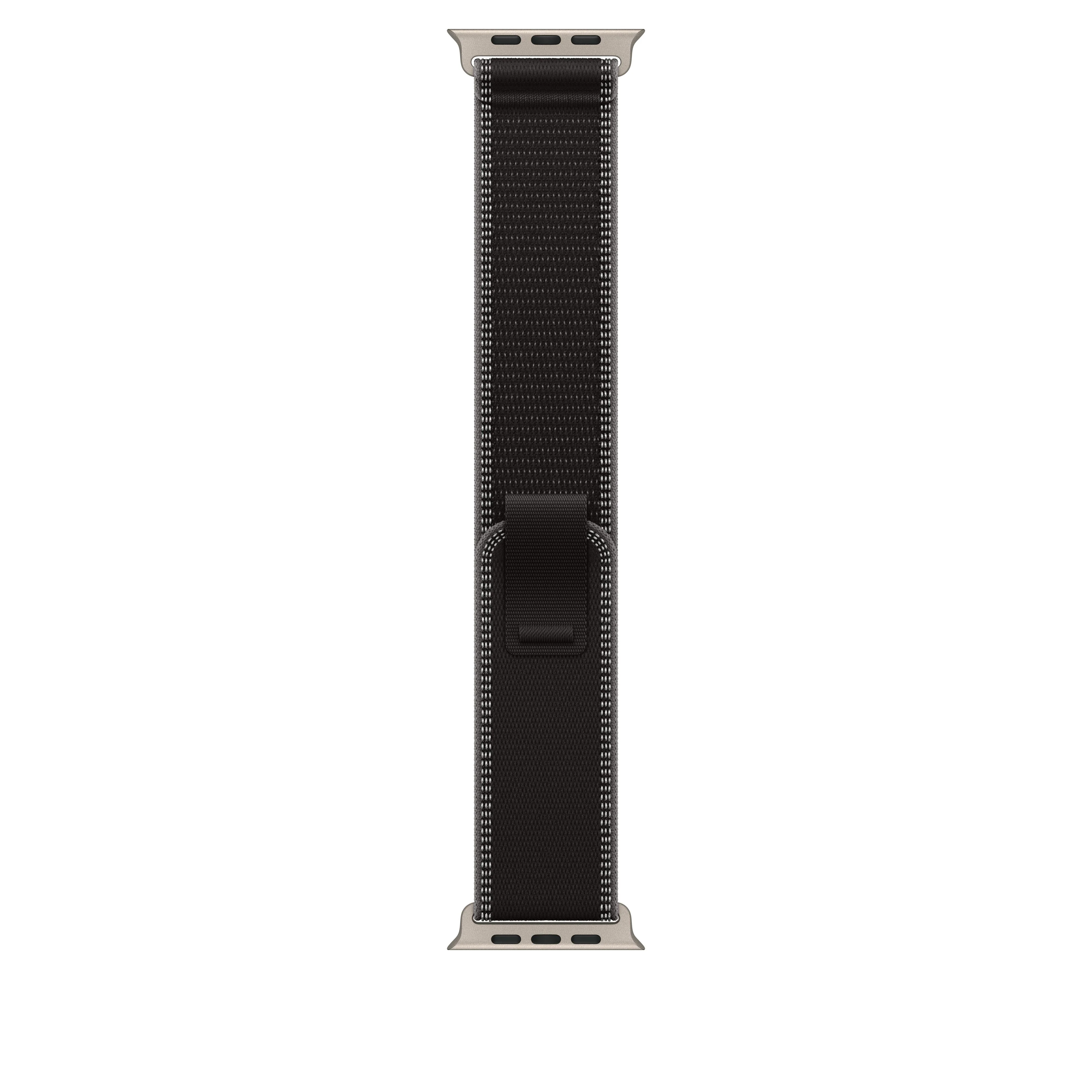 49mm Black/Charcoal Trail Loop – S/M - Natural Titanium Finish