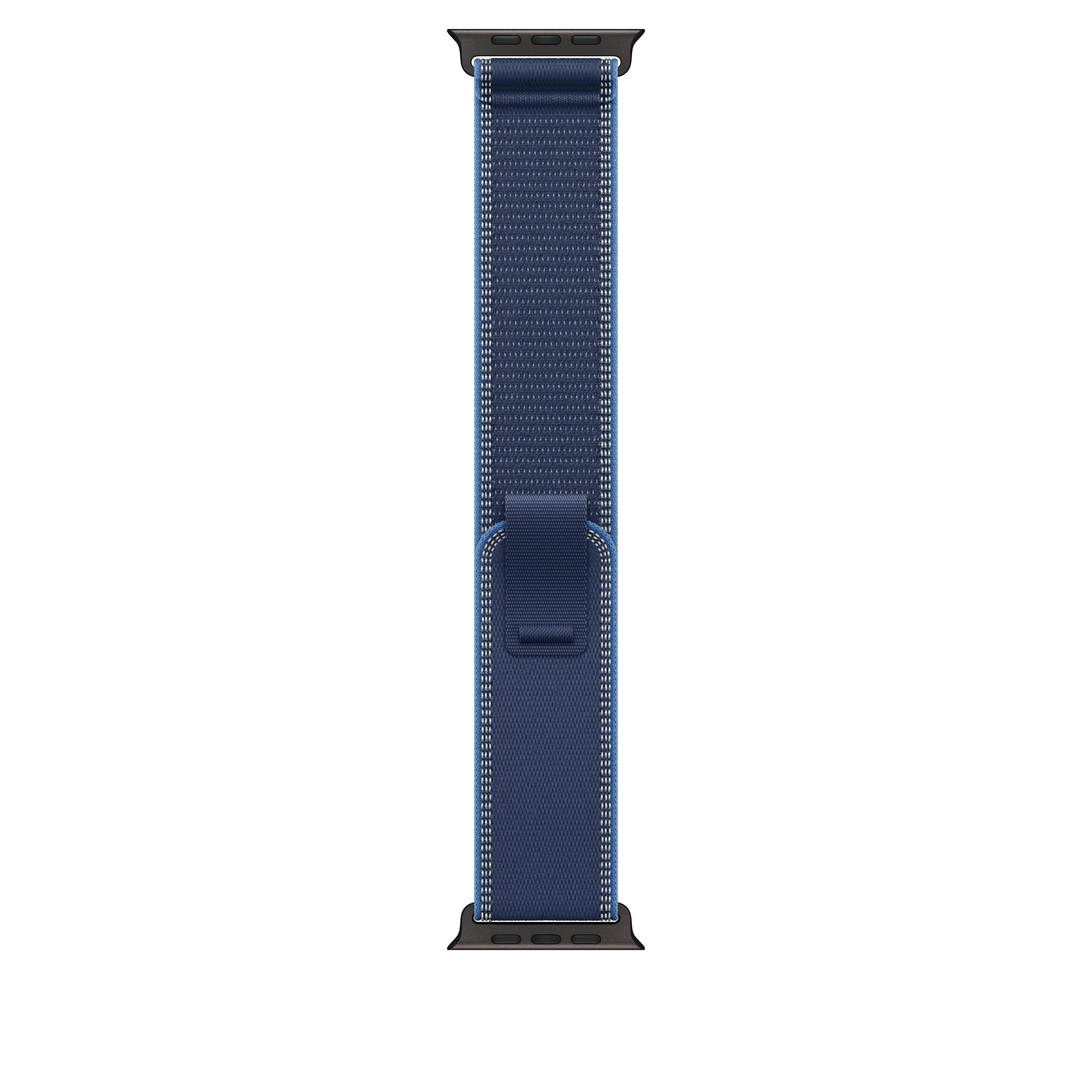 49mm Blue/Bright Blue Trail Loop - M/L - Black Titanium Finish
