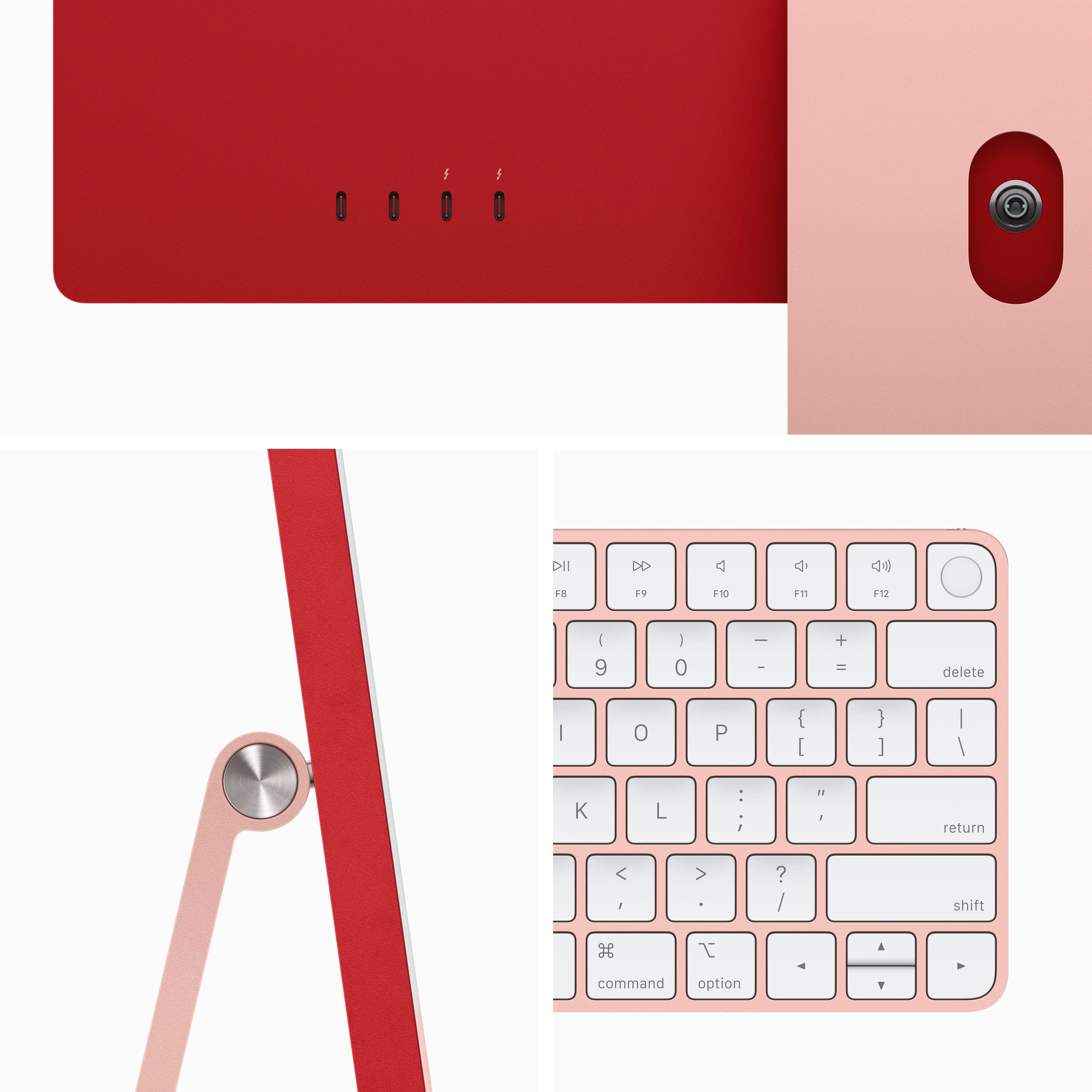 24-inch iMac with Retina 4.5K display: Apple M3 chip with 8?core CPU and 10?core GPU, 512GB SSD - Pink - Image 3