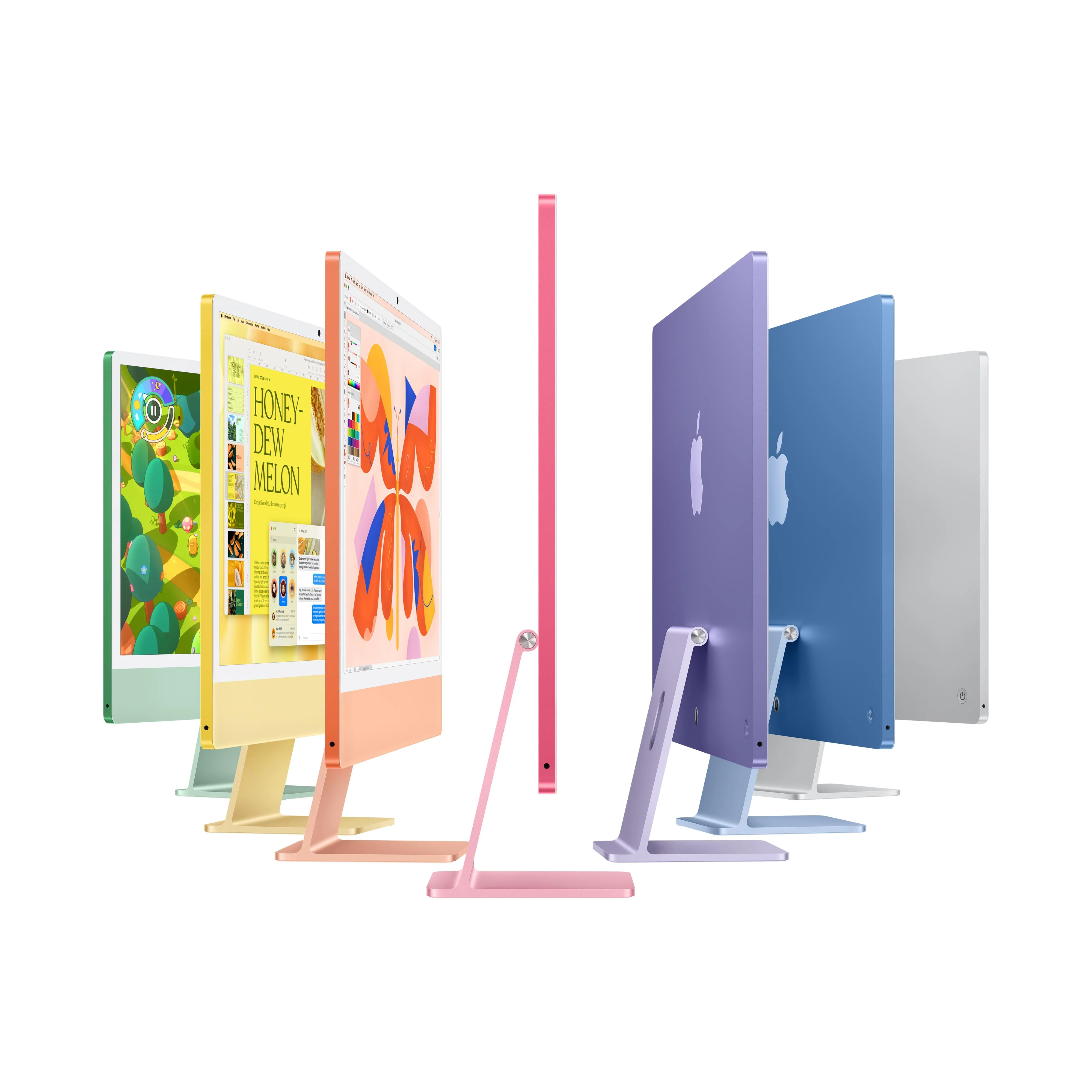 24-inch iMac with Retina 4.5K display: Apple M4 chip with 10-core CPU and 10-core GPU, 256GB SSD - Green - Image 4