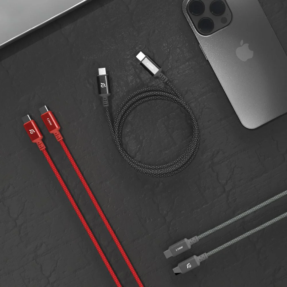 ADAM Elements Casa P120 - USB-C to USB-C 240W Charging Cable 120 cm - Image 5