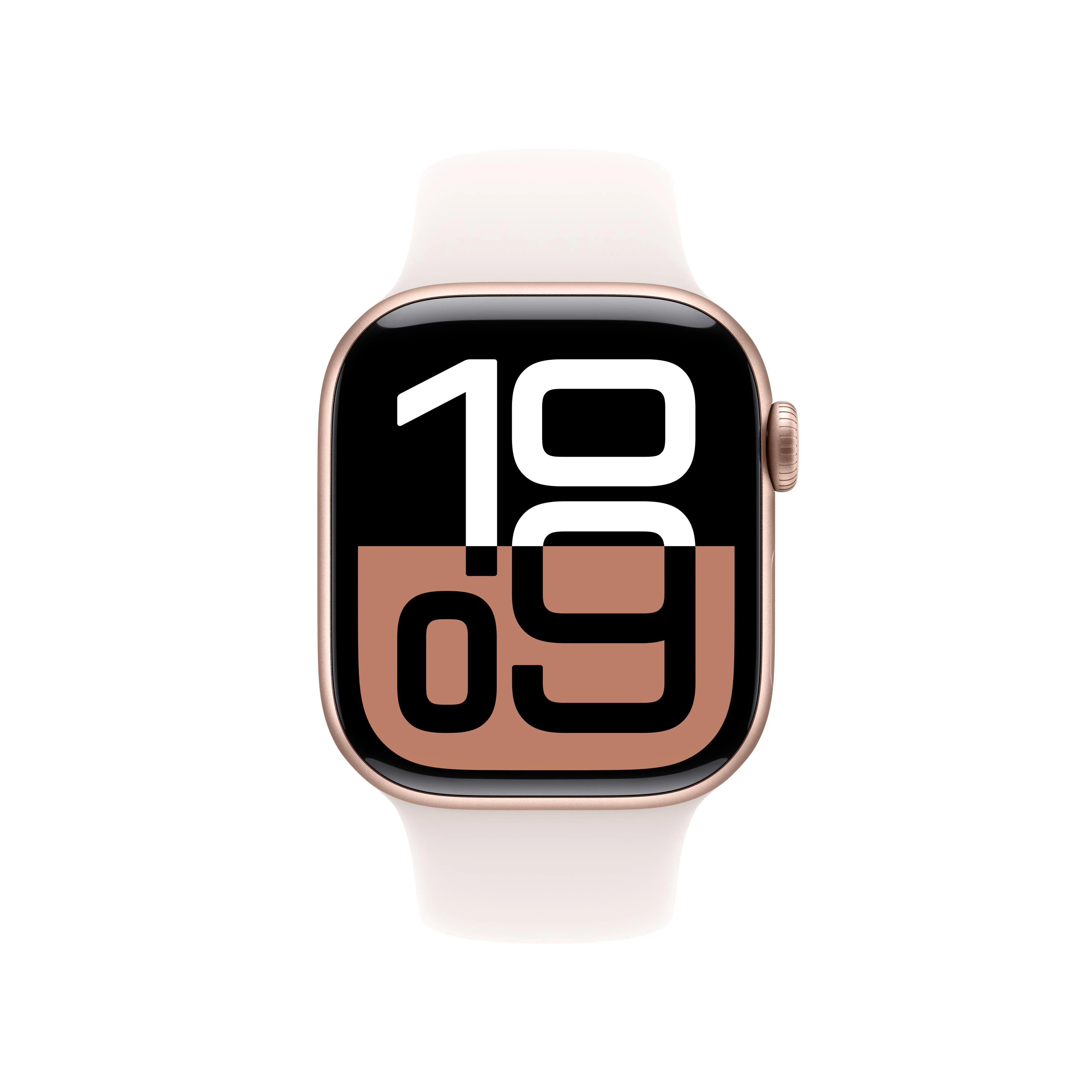 Apple Watch Series 10 GPS 42mm Rose Gold Aluminium Case with Light Blush Sport Band - S/M - Image 2