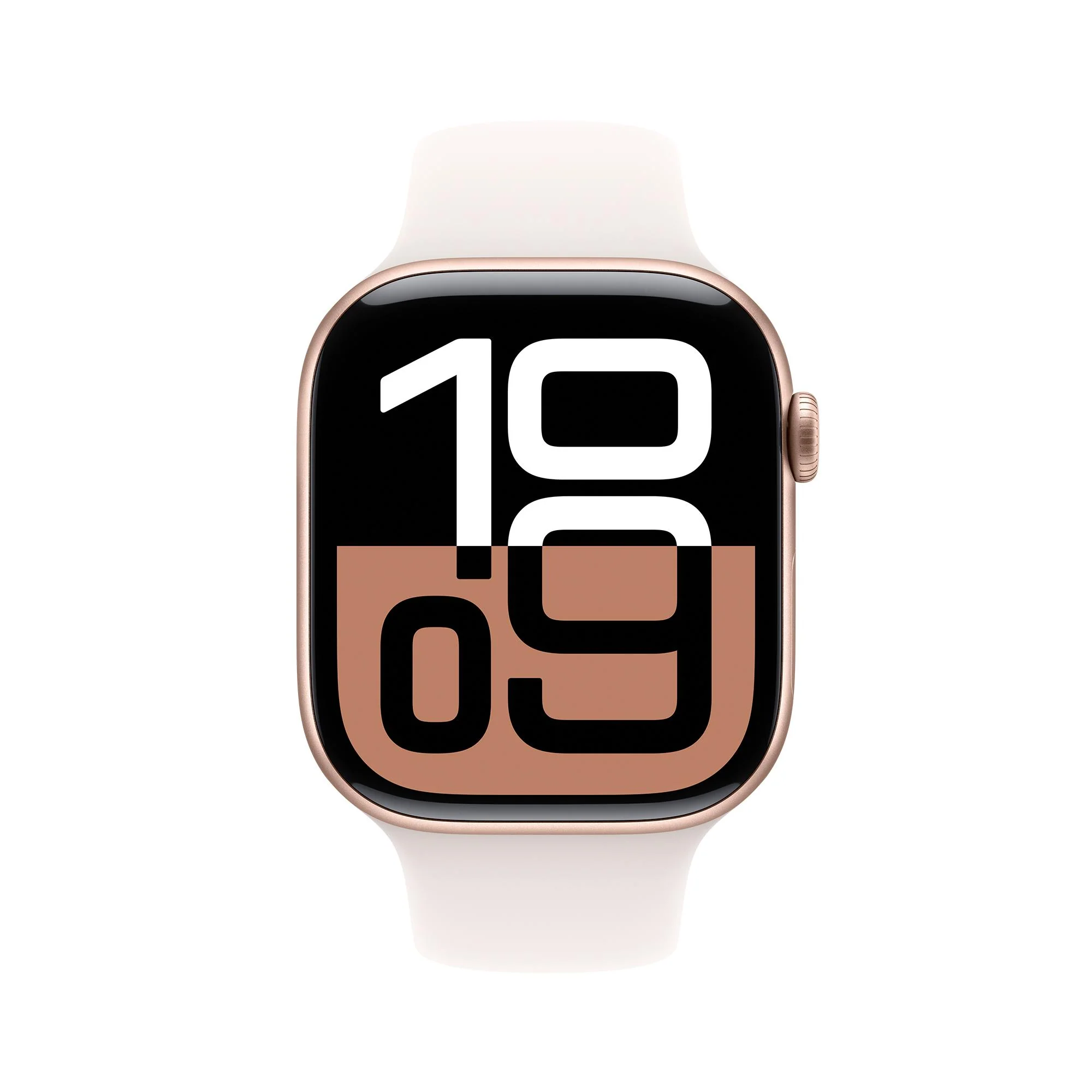 Apple Watch Series 10 GPS 46mm Rose Gold Aluminium Case with Light Blush Sport Band - M/L - Image 2