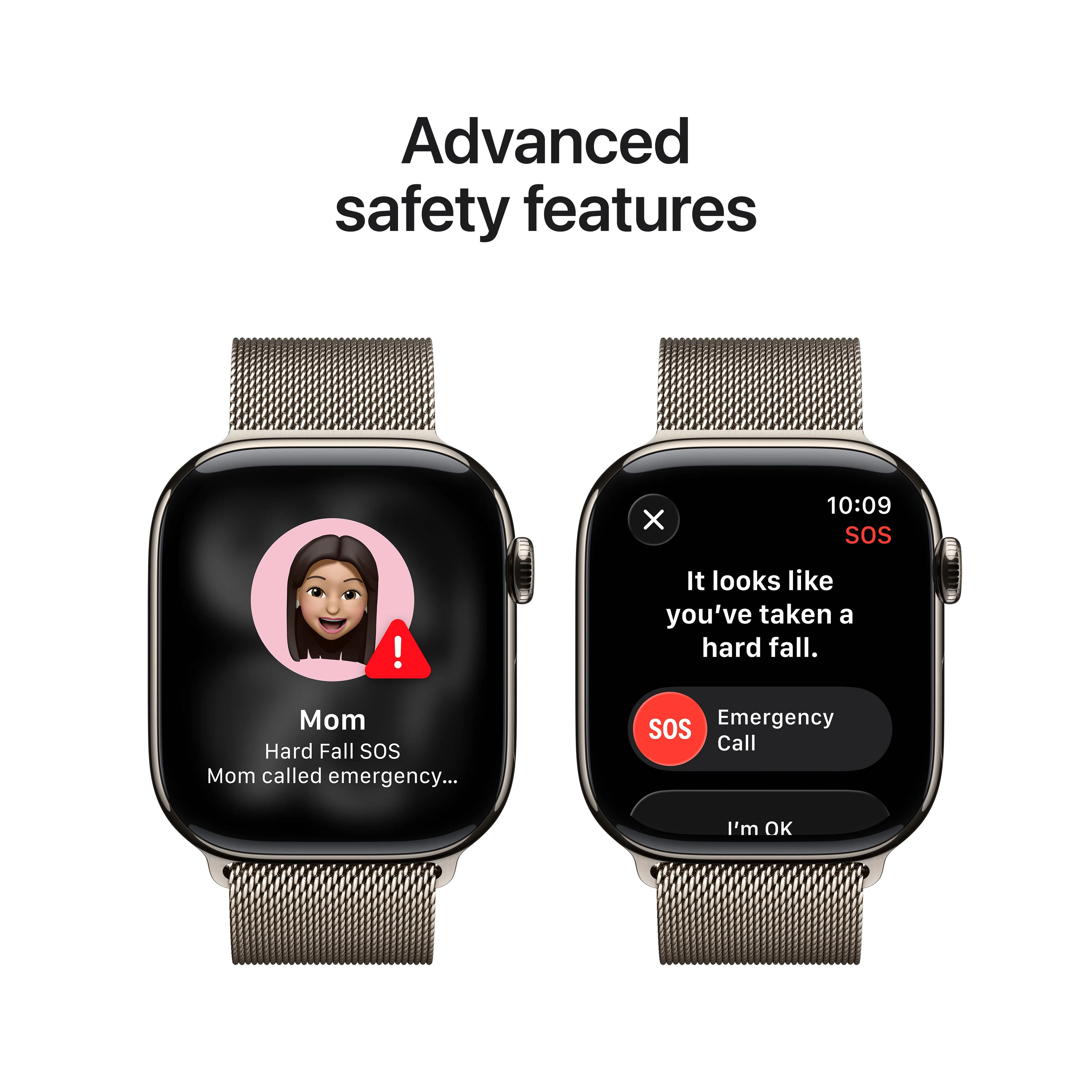 Apple Watch Series 11 GPS + Cellular 46mm Natural Titanium Case with Natural Milanese Loop - S/M - Image 6