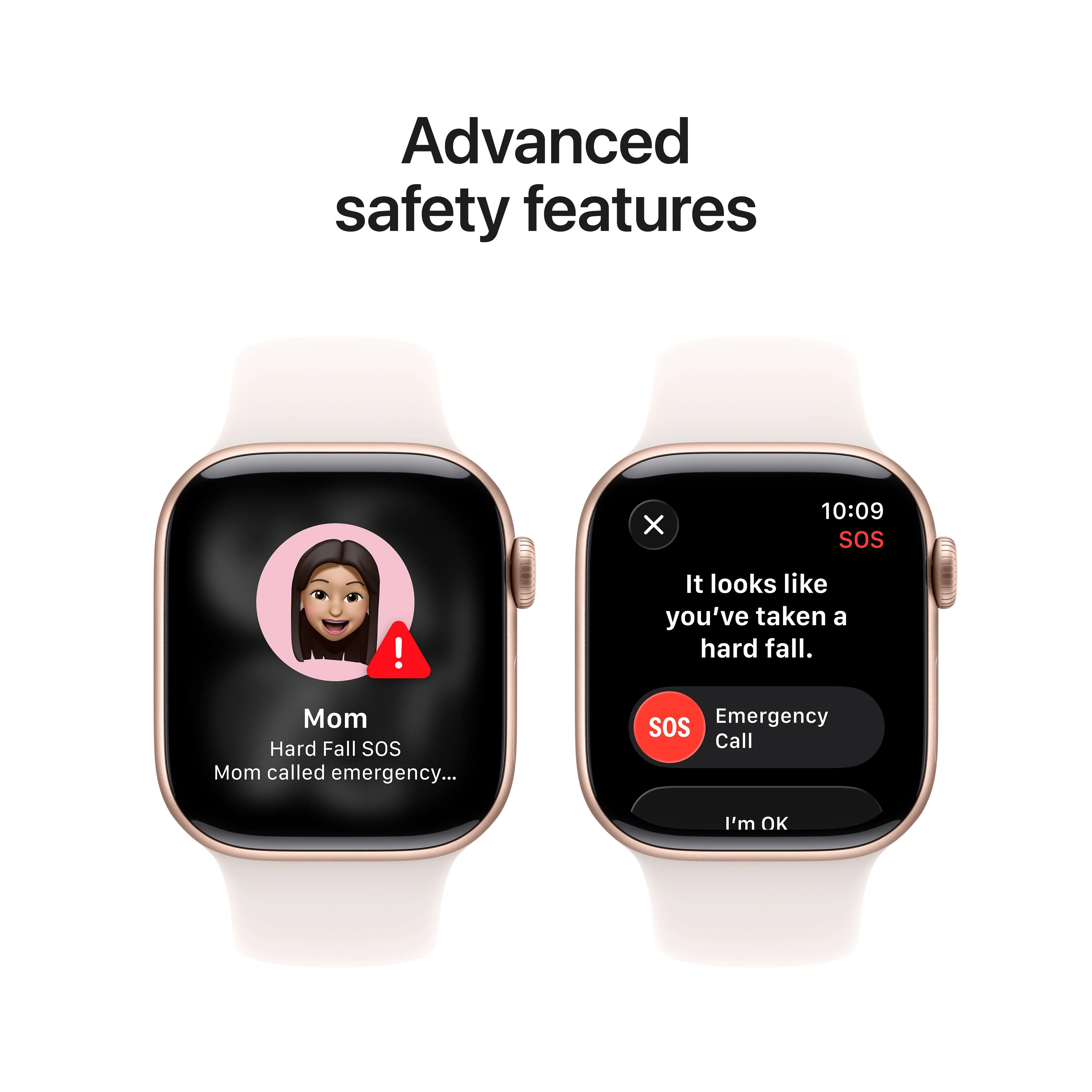 Apple Watch Series 11 GPS + Cellular 42mm Rose Gold Aluminium Case with Light Blush Sport Band - S/M - Image 6