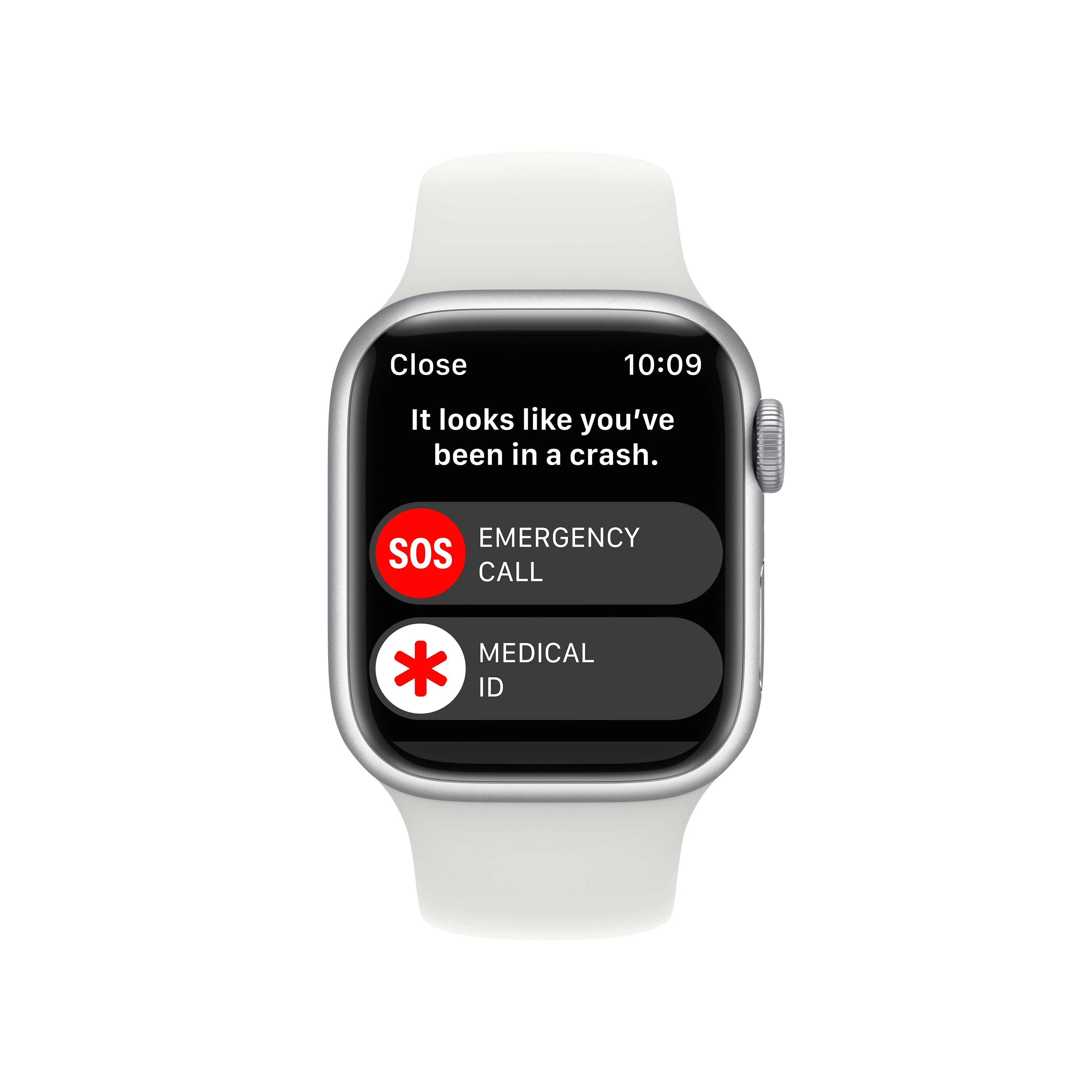 Apple Watch Series 8 GPS 41mm Silver Aluminium Case with White Sport Band - Regular - Image 6