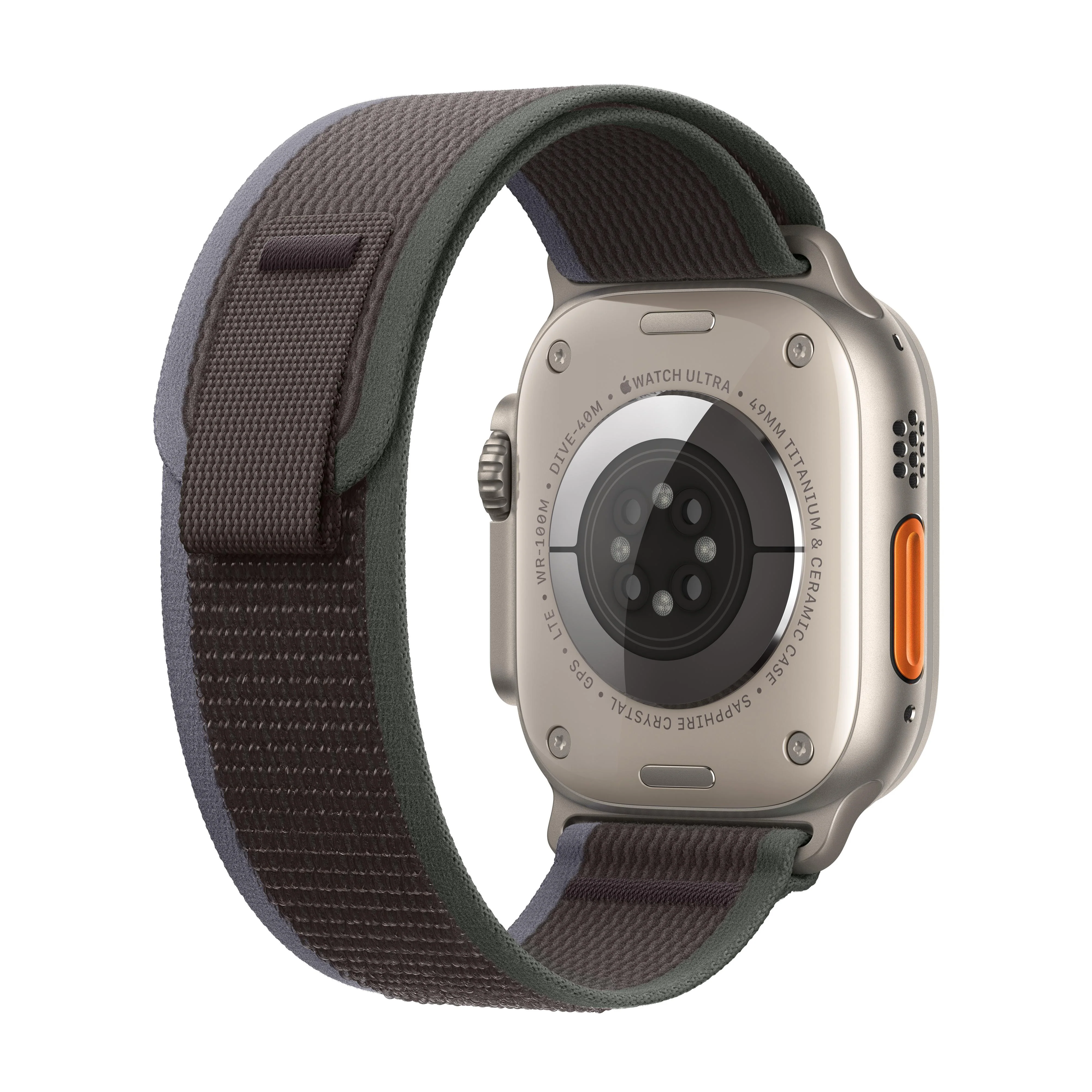 Apple Watch Ultra 2 GPS + Cellular 49mm Titanium Case with Blue/Black Trail Loop - S/M - Image 3