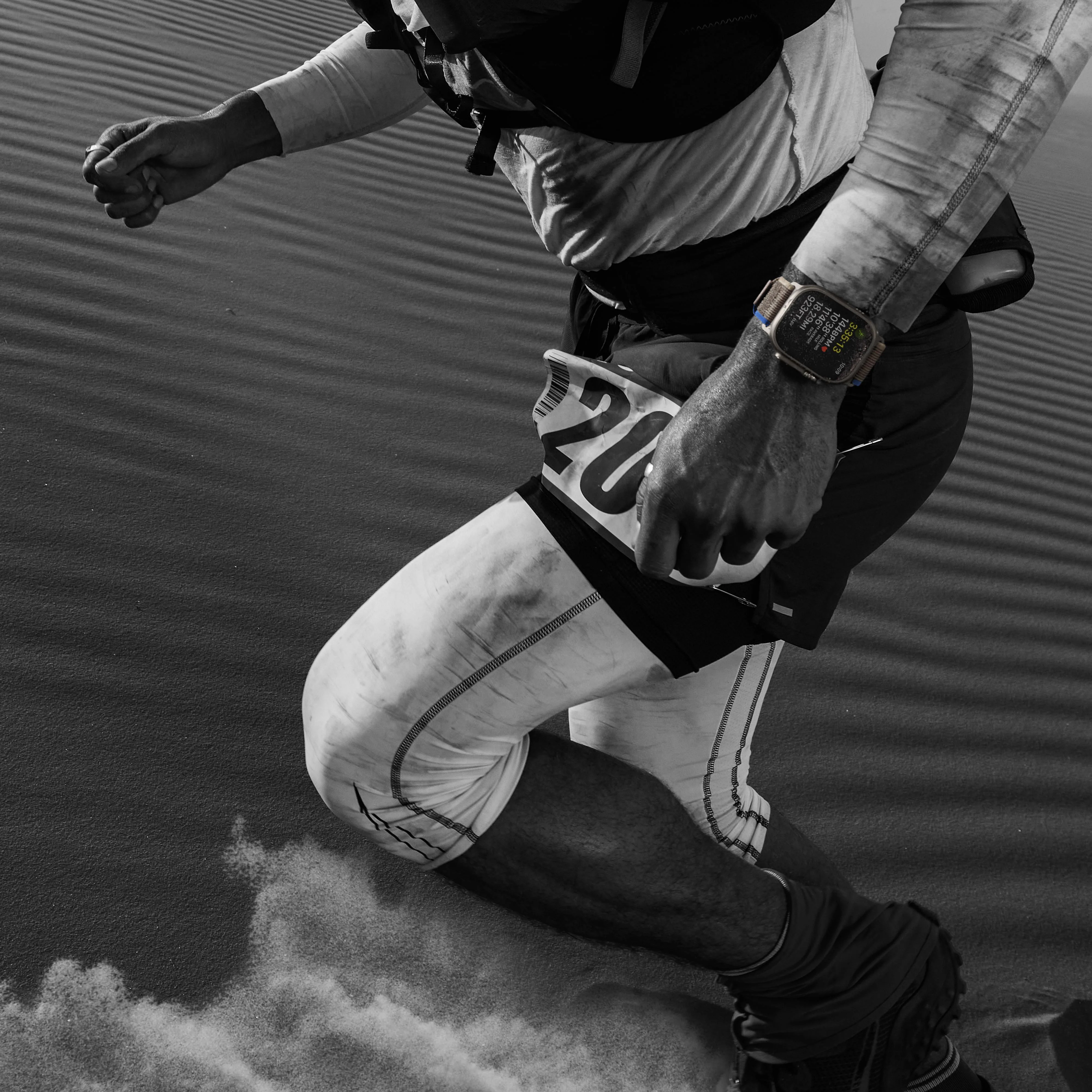 Apple Watch Ultra GPS + Cellular, 49mm Titanium Case with Orange Alpine Loop - Medium - Image 5