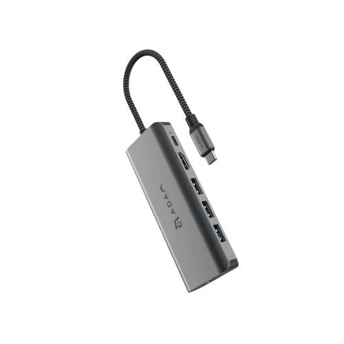Casa Hub A01s - USB-C 4K 6-in-1 Hub Grey - Image 3