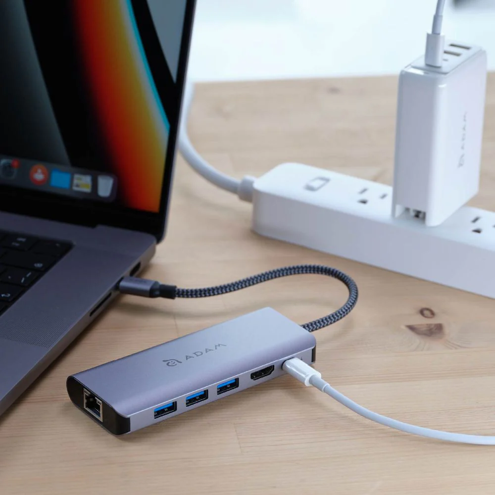 Casa Hub A01s - USB-C 4K 6-in-1 Hub Grey - Image 5
