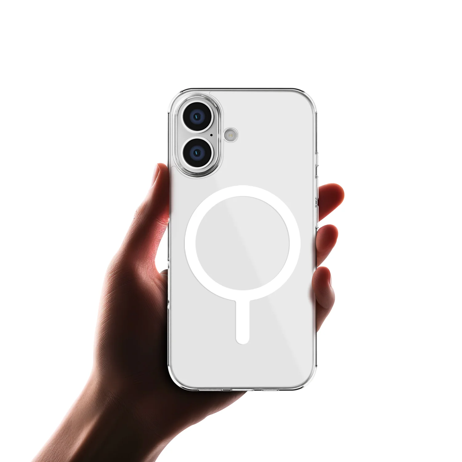 Gripp CLEAR MAGSAFE Case for Apple iPhone 17 (6.3") with White Ring - Clear - Image 6