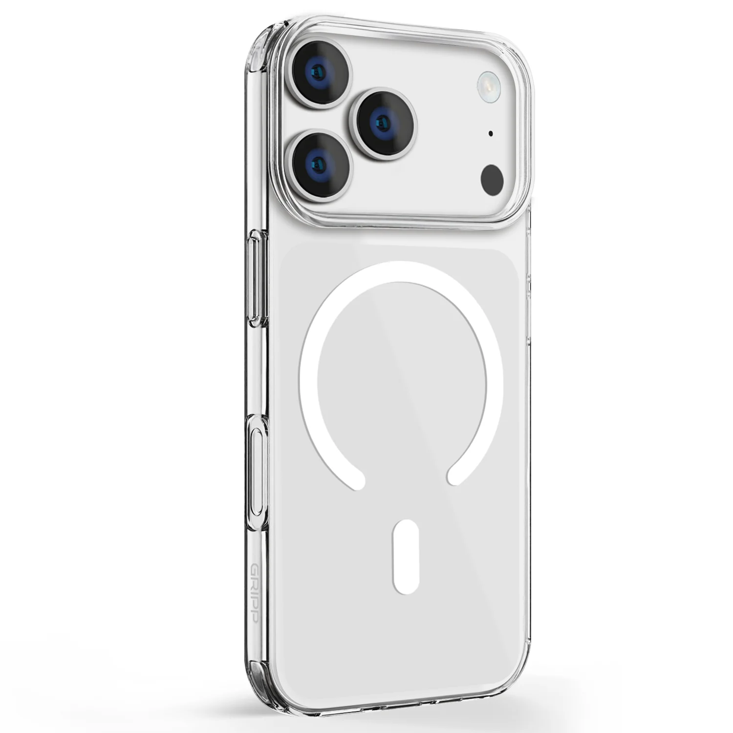 Gripp CLEAR MAGSAFE Case for Apple iPhone 17 Pro (6.3") with White Ring - Clear - Image 3