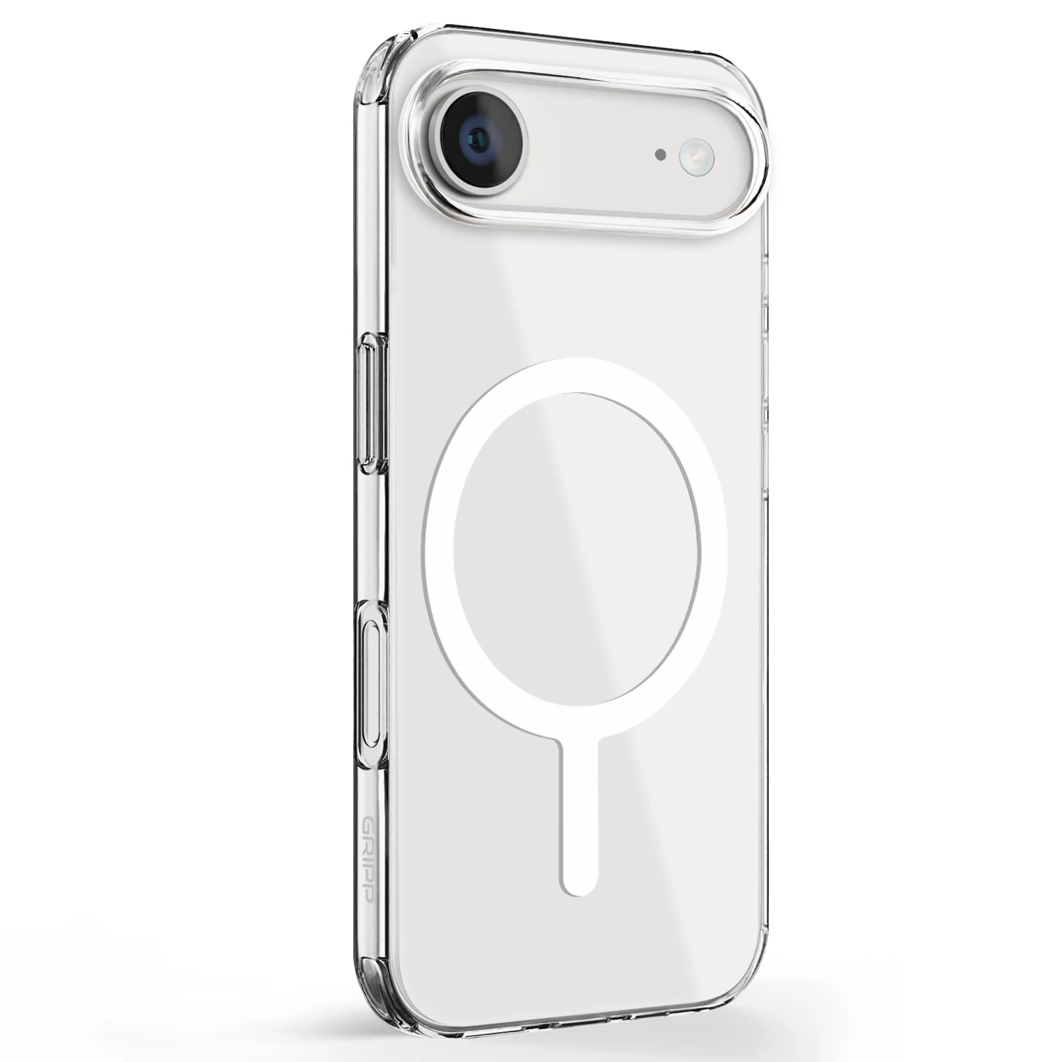 Gripp CLEAR MAGSAFE Case for Apple iPhone Air (6.5") with White Ring - Clear - Image 3