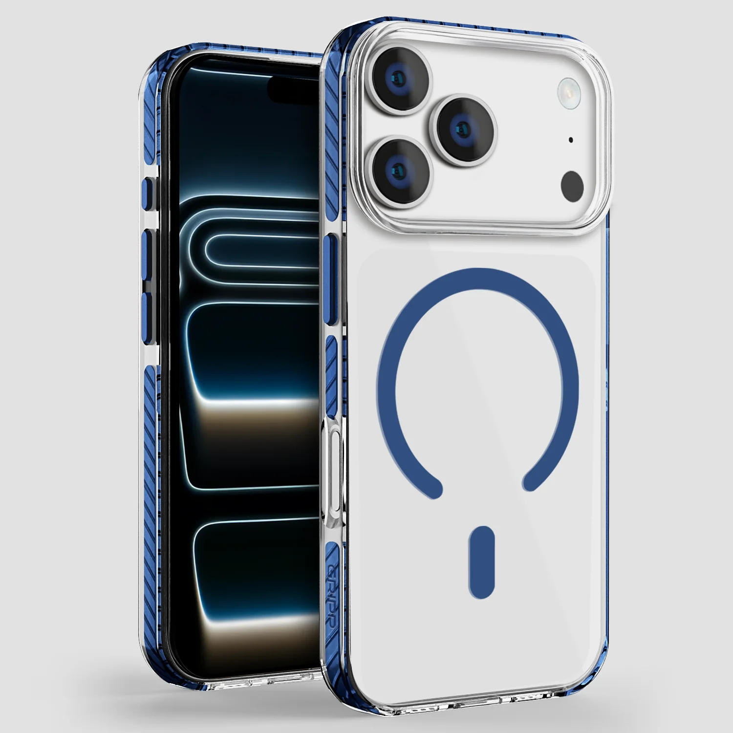 GRIPP COMBAT MS CASE IP17PRMAX-MIDNITBLU